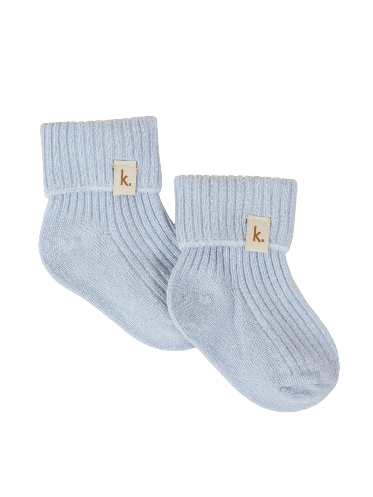 Cotton Ribbed Baby Socks - Blue Clothing Kiin ® 0 - 6 Months 