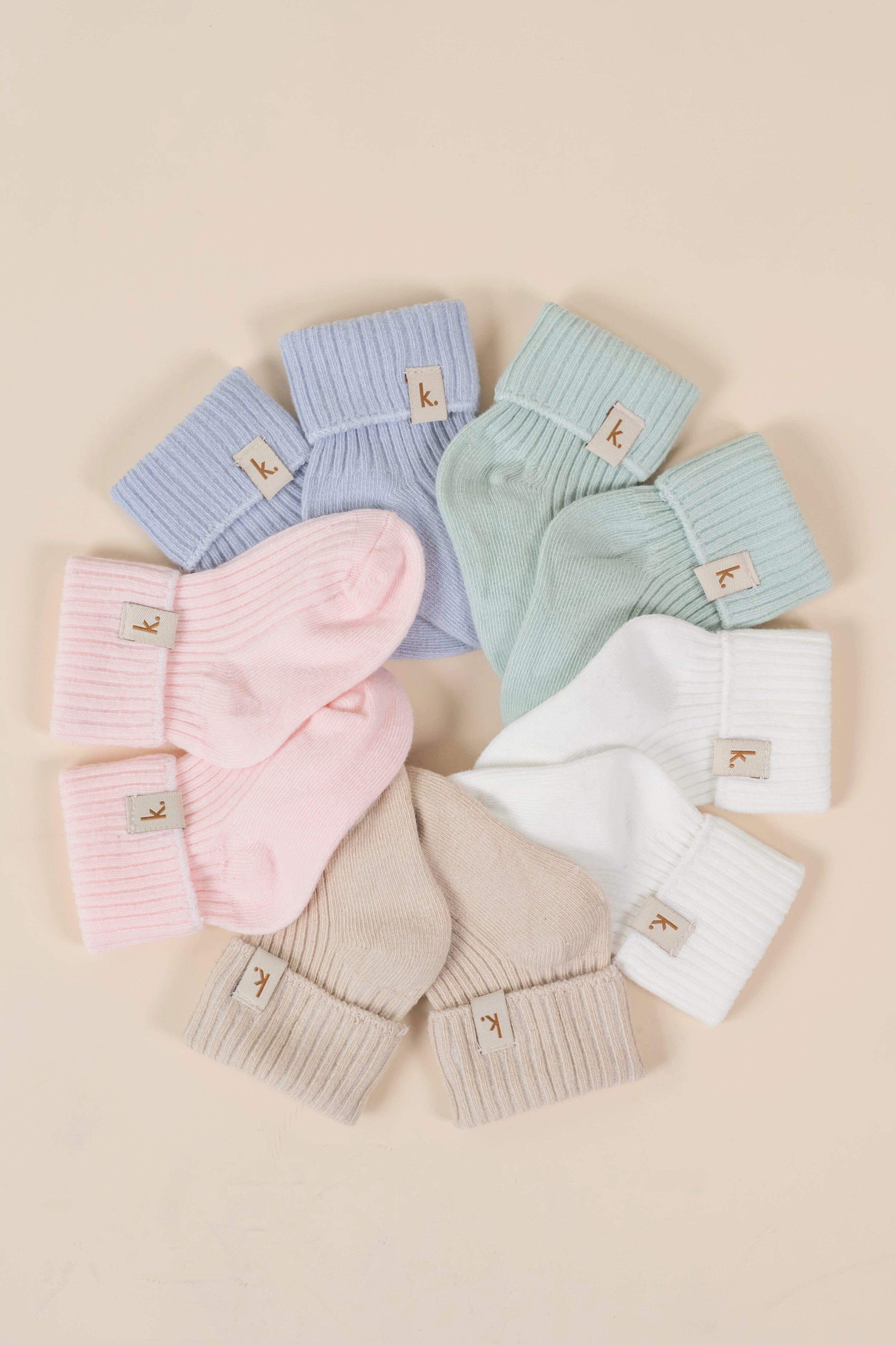 Cotton Ribbed Baby Socks Clothing Kiin ® 