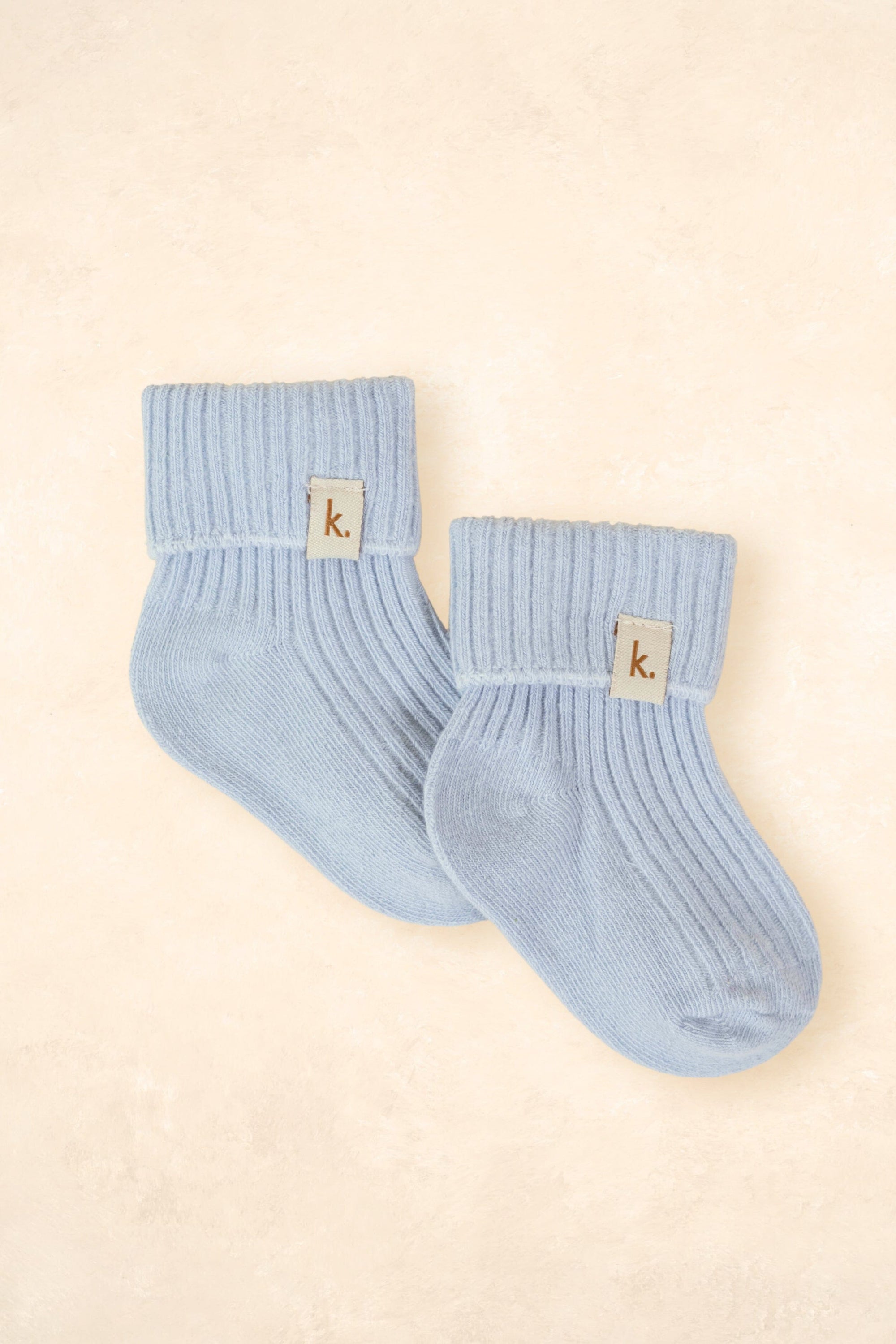 Cotton Ribbed Baby Socks Clothing Kiin ® Blue 0 - 6 Months 