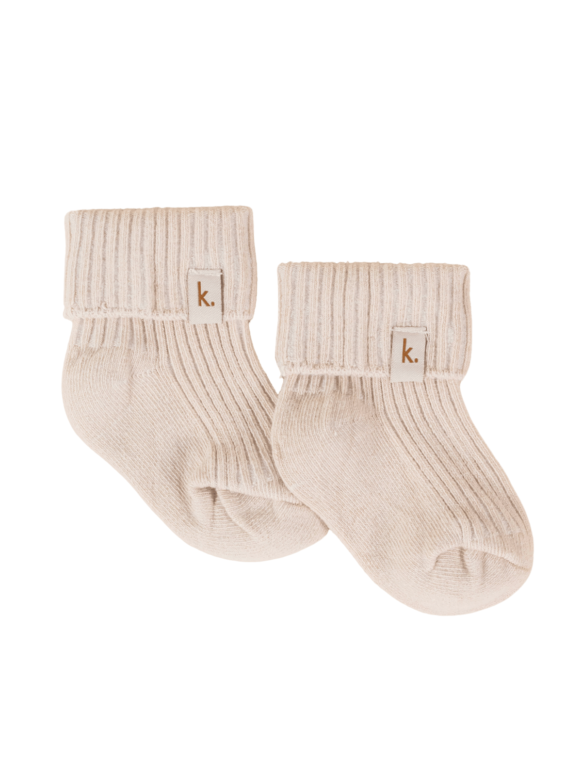 Cotton Ribbed Baby Socks - Oat Clothing Kiin ® 