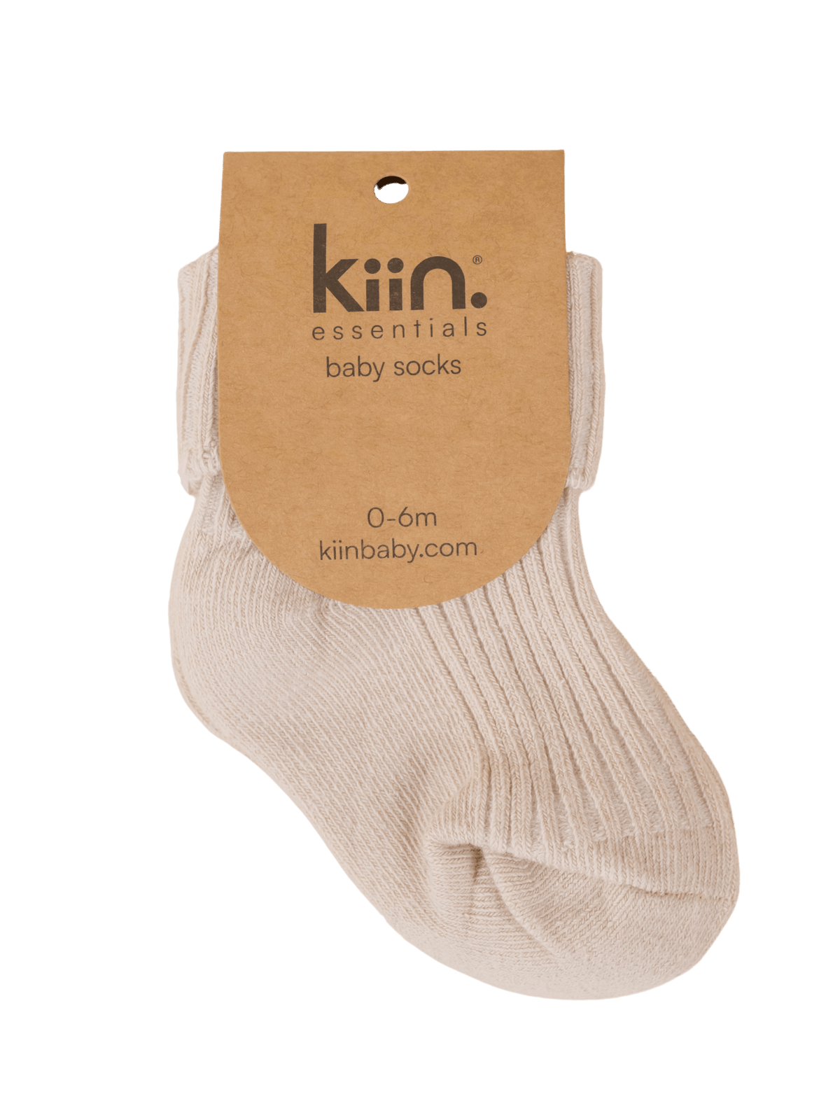 Cotton Ribbed Baby Socks - Oat Clothing Kiin ® 