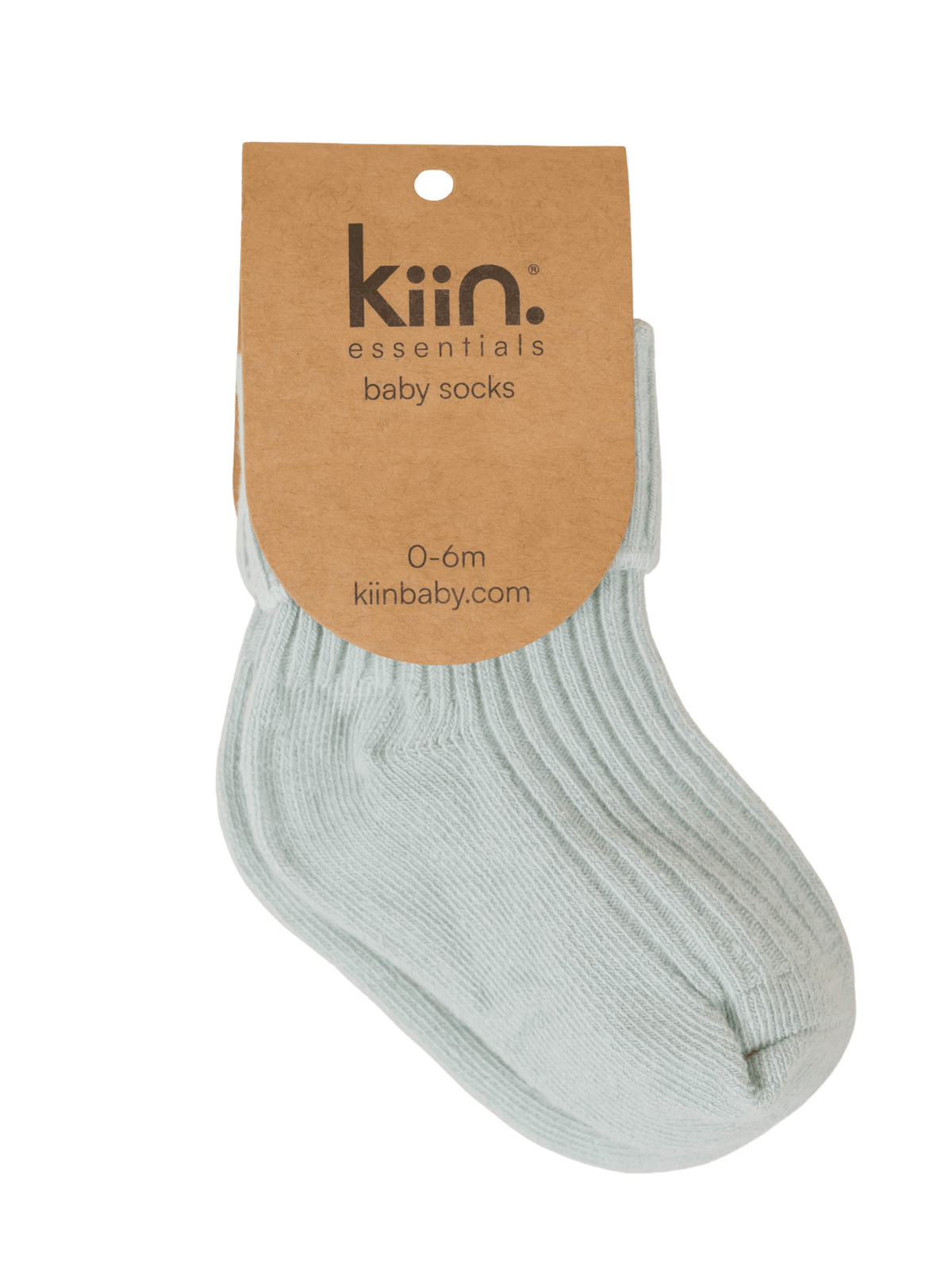 Cotton Ribbed Baby Socks - Sage Clothing Kiin ® 