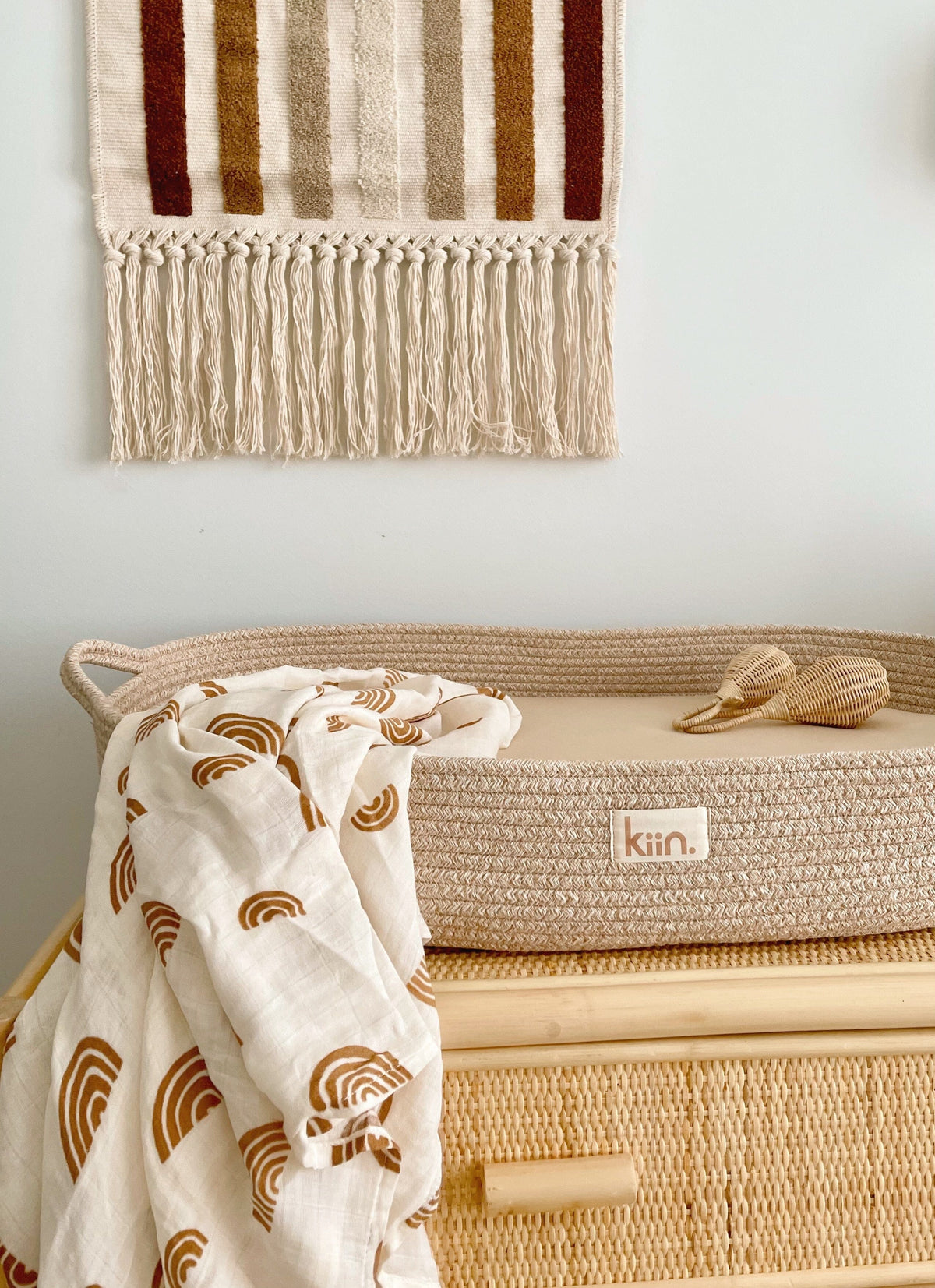 Cotton Rope Change Basket Baby Baskets Kiin ® 