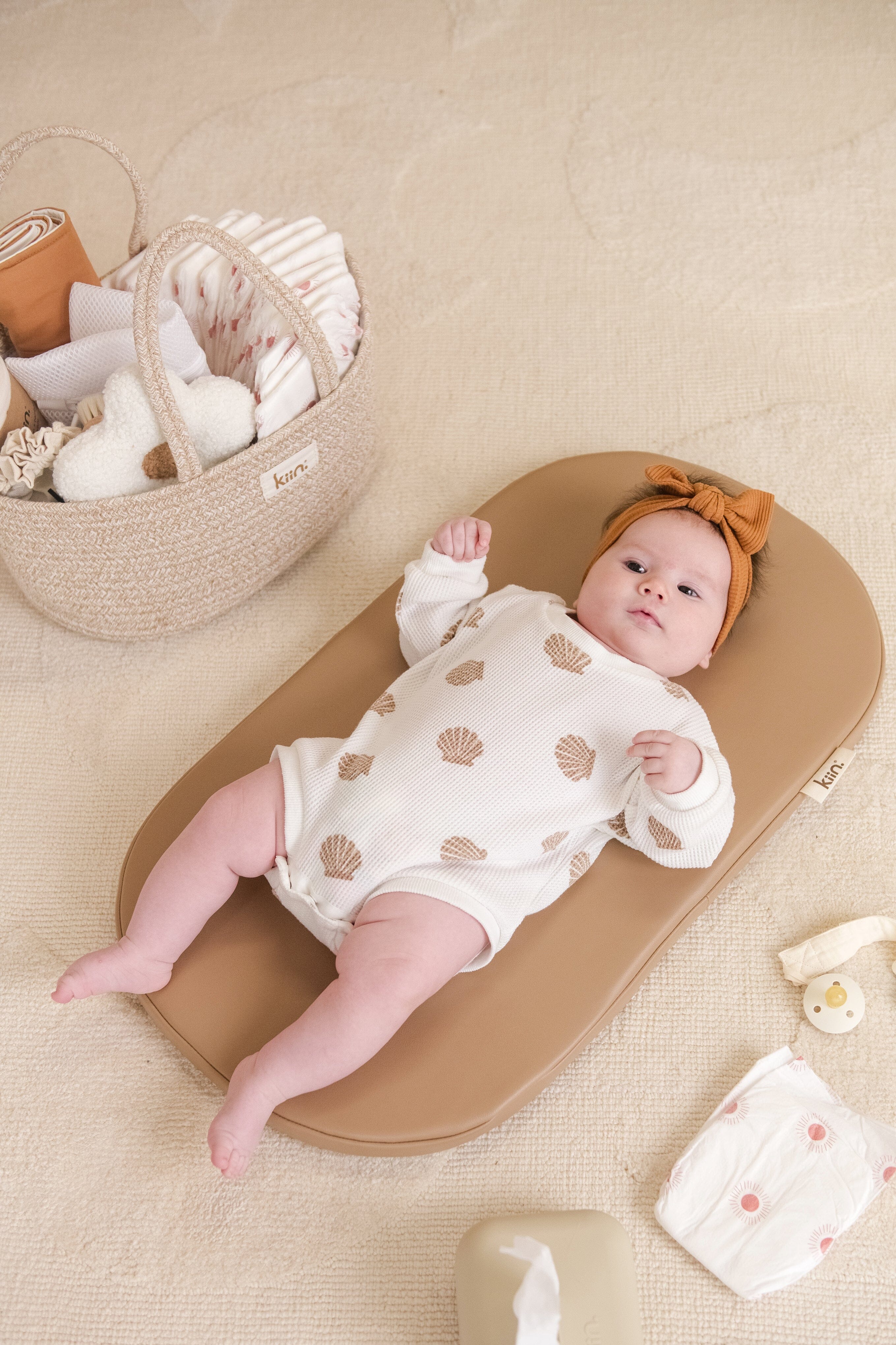 Cotton Rope Nappy Caddy Organiser Baby Baskets Kiin ® 