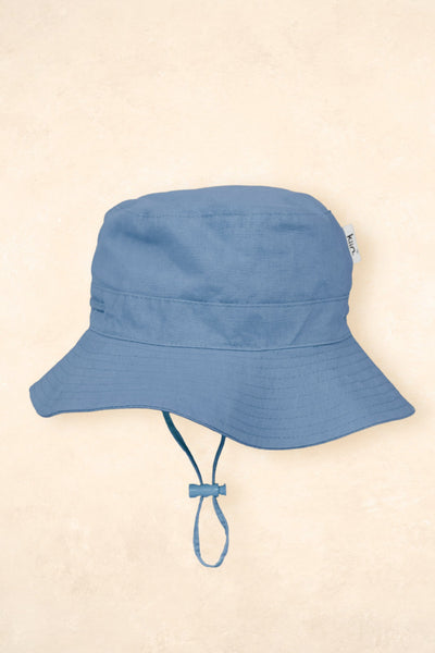 Cotton Sun Hat - Blue Shadow