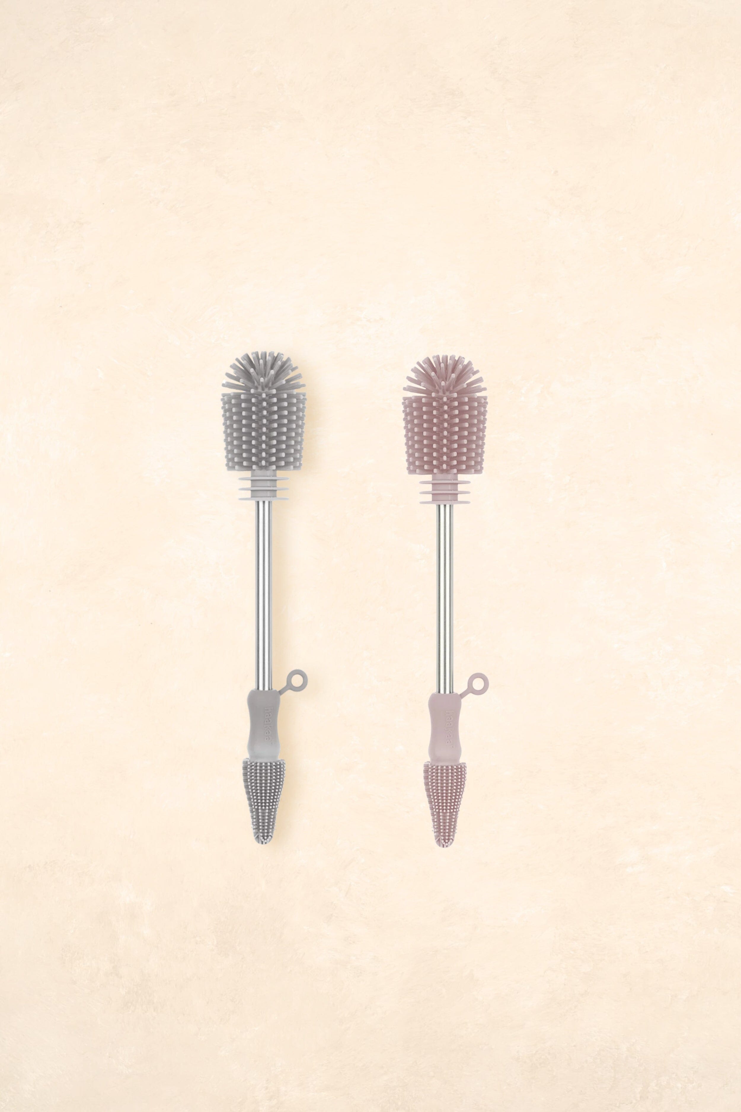 Double-Ended Silicone Brush Bottle Feeding Haaka 