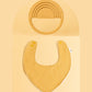 Dribble Bib + Teether Bundle Bundles Kiin ® Golden Tan Tan 