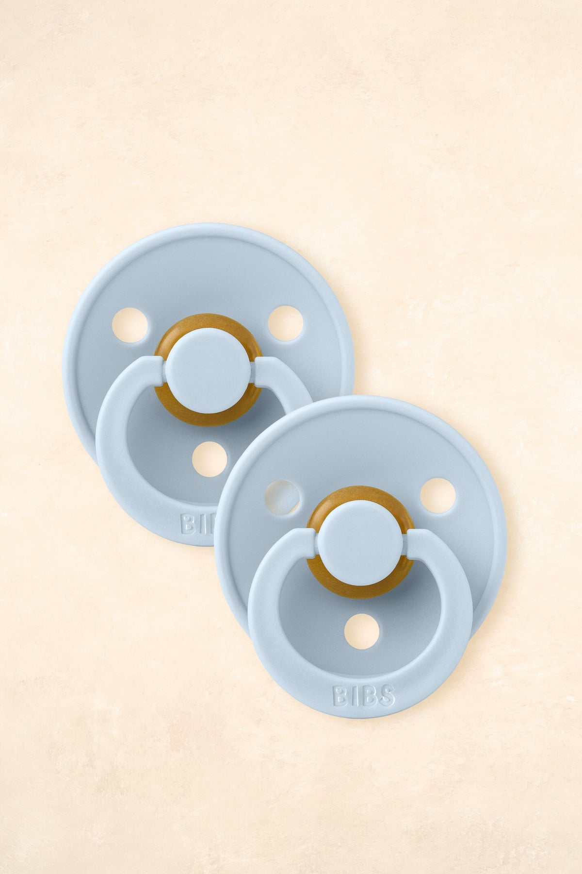 Dummies - Twin Pack Dummies + Teethers BIBS Size 1 Baby Blue 