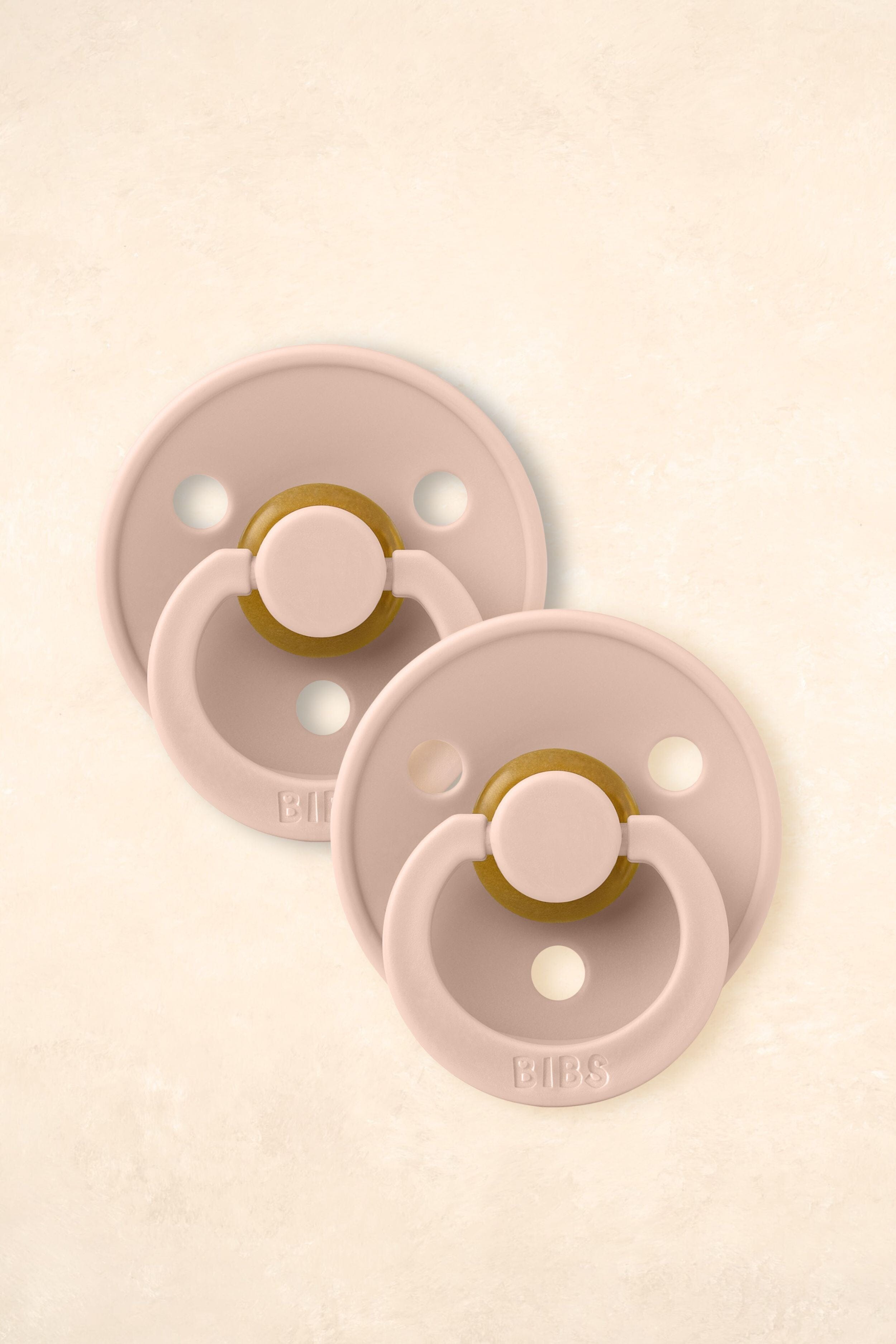 Dummies - Twin Pack Dummies + Teethers BIBS Size 1 Blush 