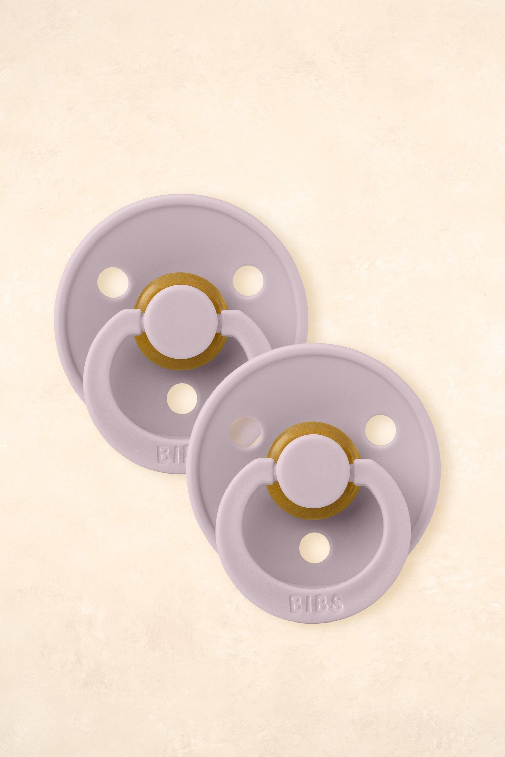 Dummies - Twin Pack Dummies + Teethers BIBS Size 1 Dusky Lilac 