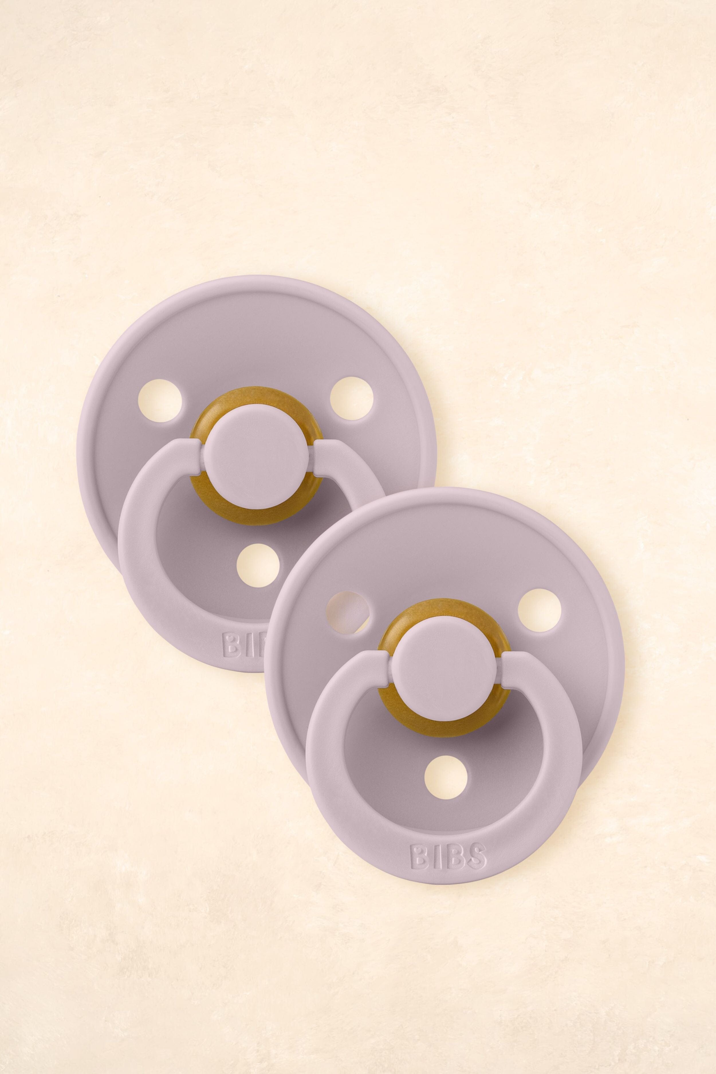 Dummies - Twin Pack Dummies + Teethers BIBS Size 1 Dusky Lilac 