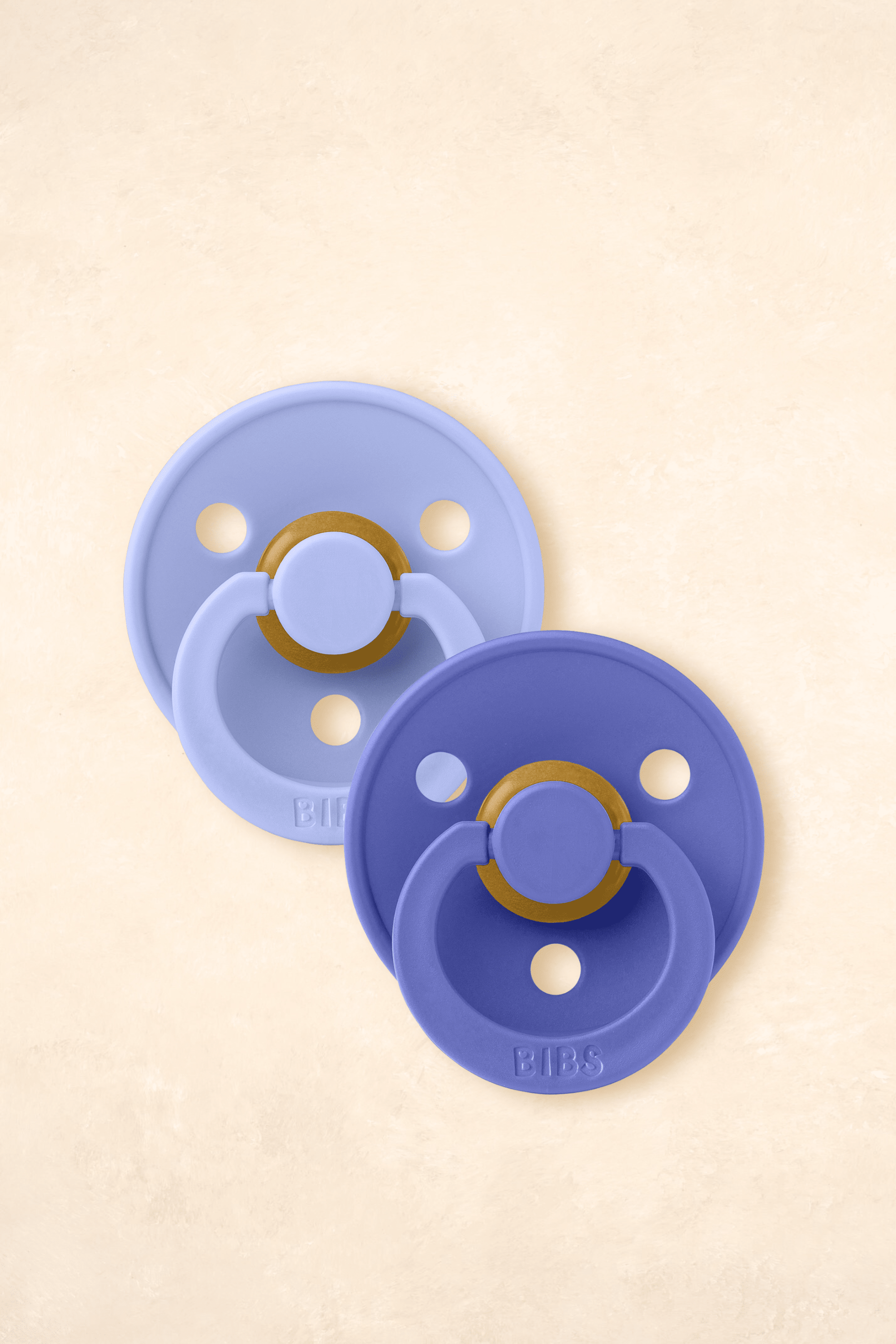 Dummies - Twin Pack Dummies + Teethers BIBS Size 1 Hush/Grape 