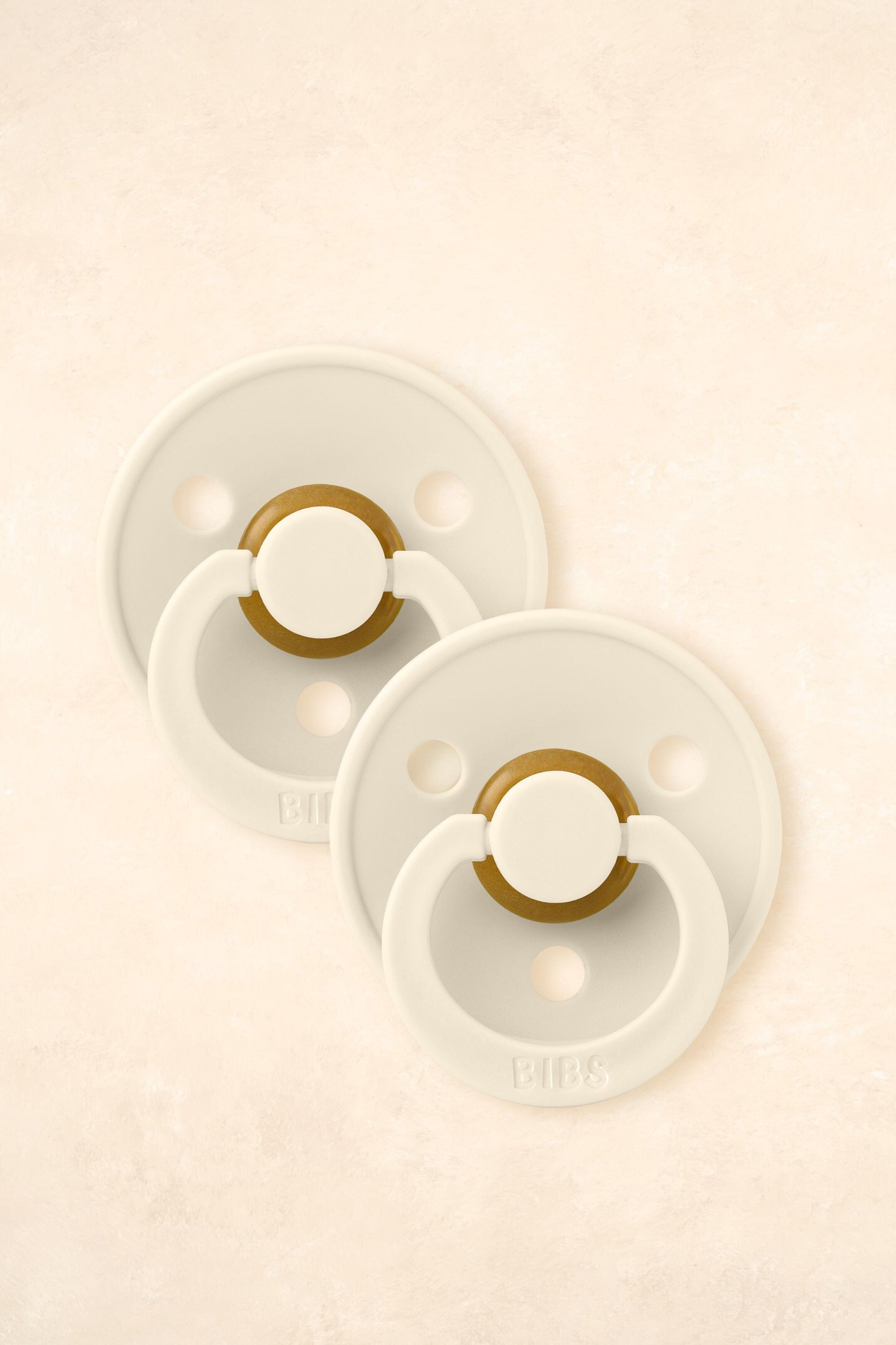 Dummies - Twin Pack Dummies + Teethers BIBS Size 1 Ivory 