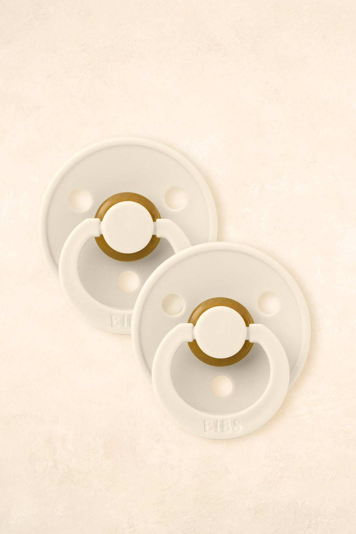 Dummies - Twin Pack Dummies + Teethers BIBS Size 1 Ivory 