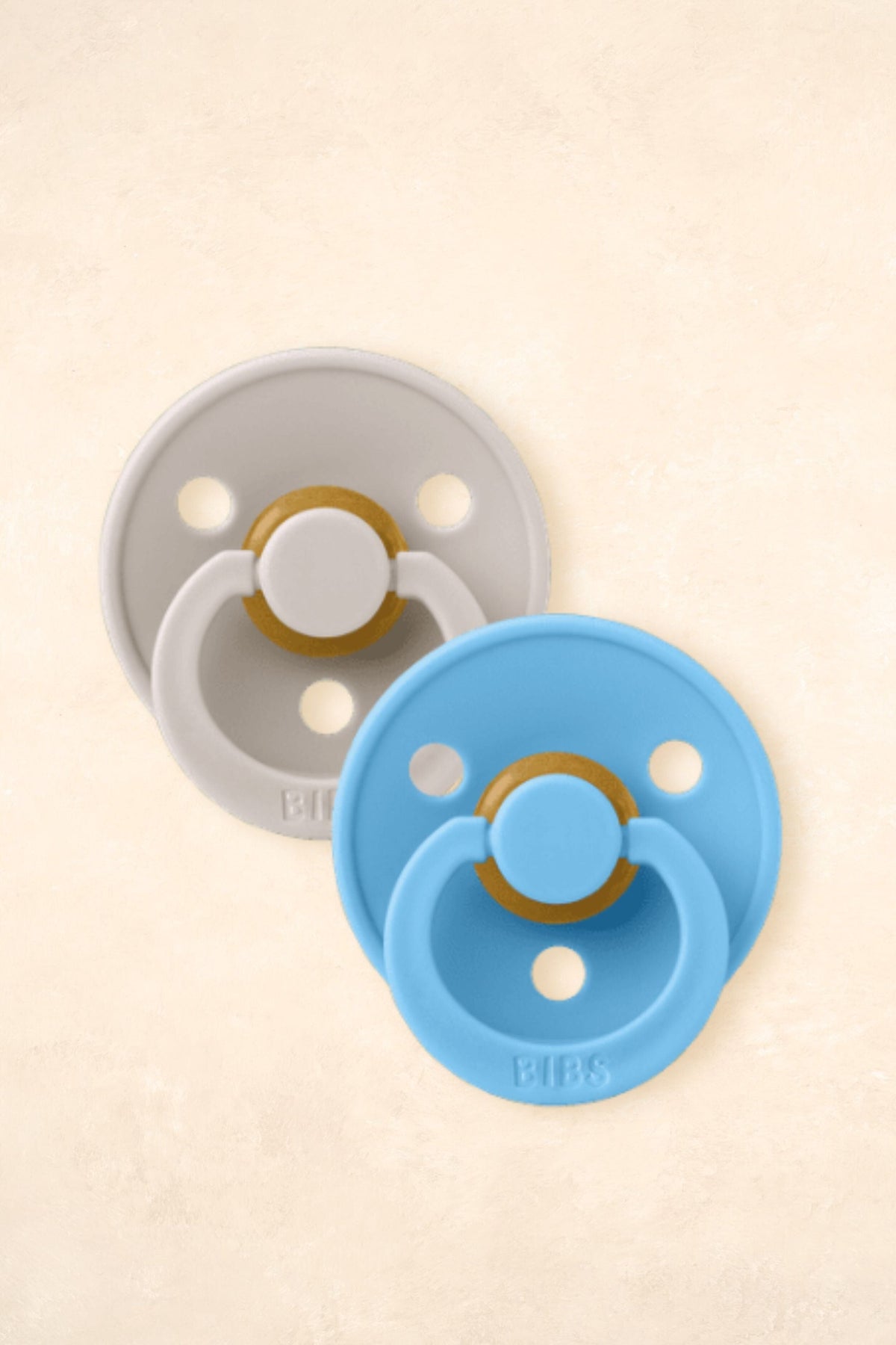 Dummies - Twin Pack Dummies + Teethers BIBS Size 1 Mushroom/Breeze 