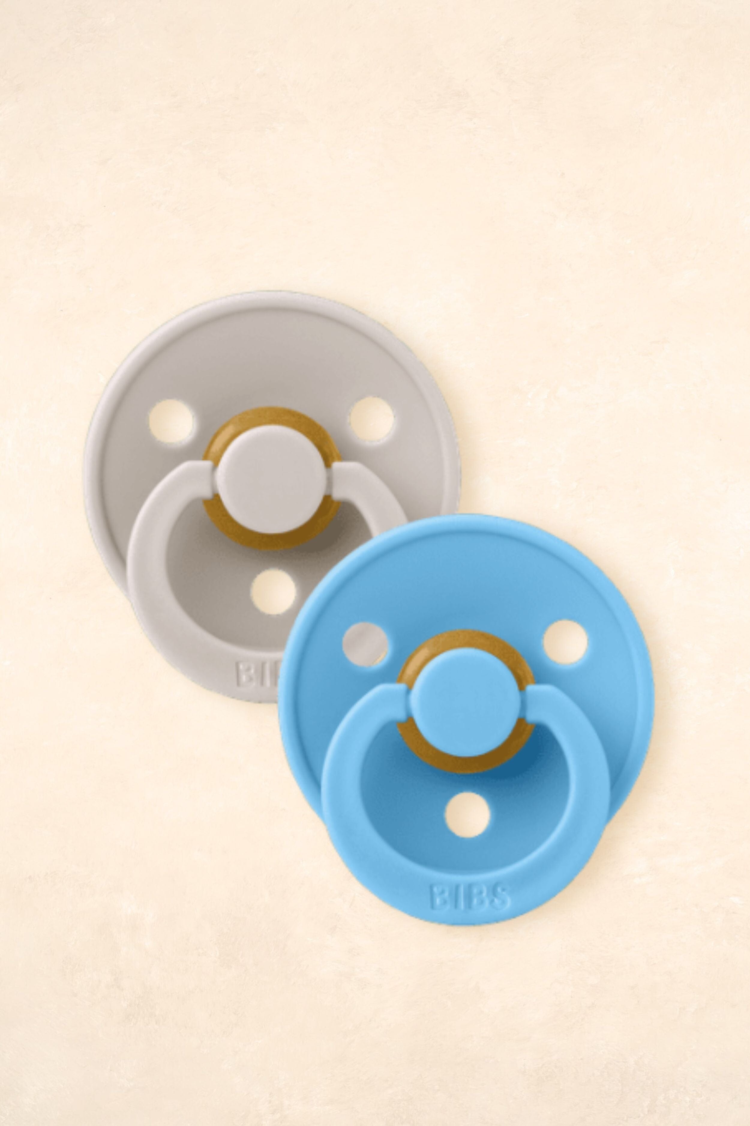 Dummies - Twin Pack Dummies + Teethers BIBS Size 1 Mushroom/Breeze 