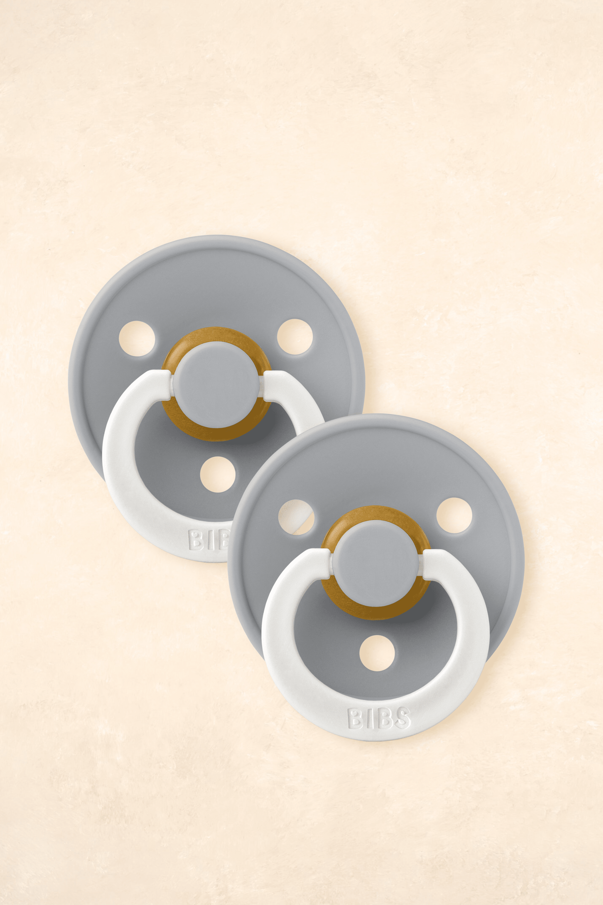 Dummies - Twin Pack Dummies + Teethers BIBS Size 1 NIGHT GLOW - Cloud 