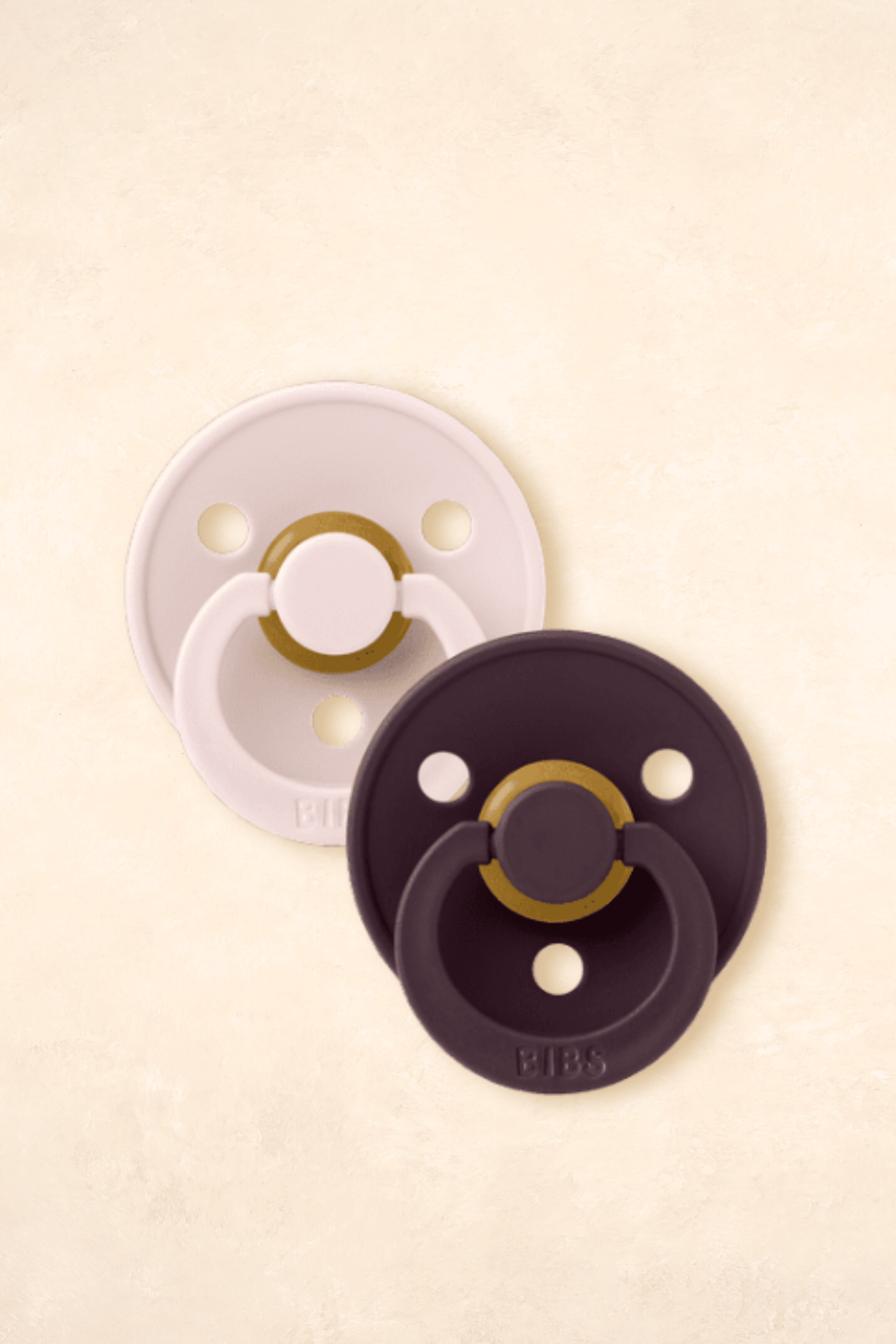 Dummies - Twin Pack Dummies + Teethers BIBS Size 1 Petal/Plum 