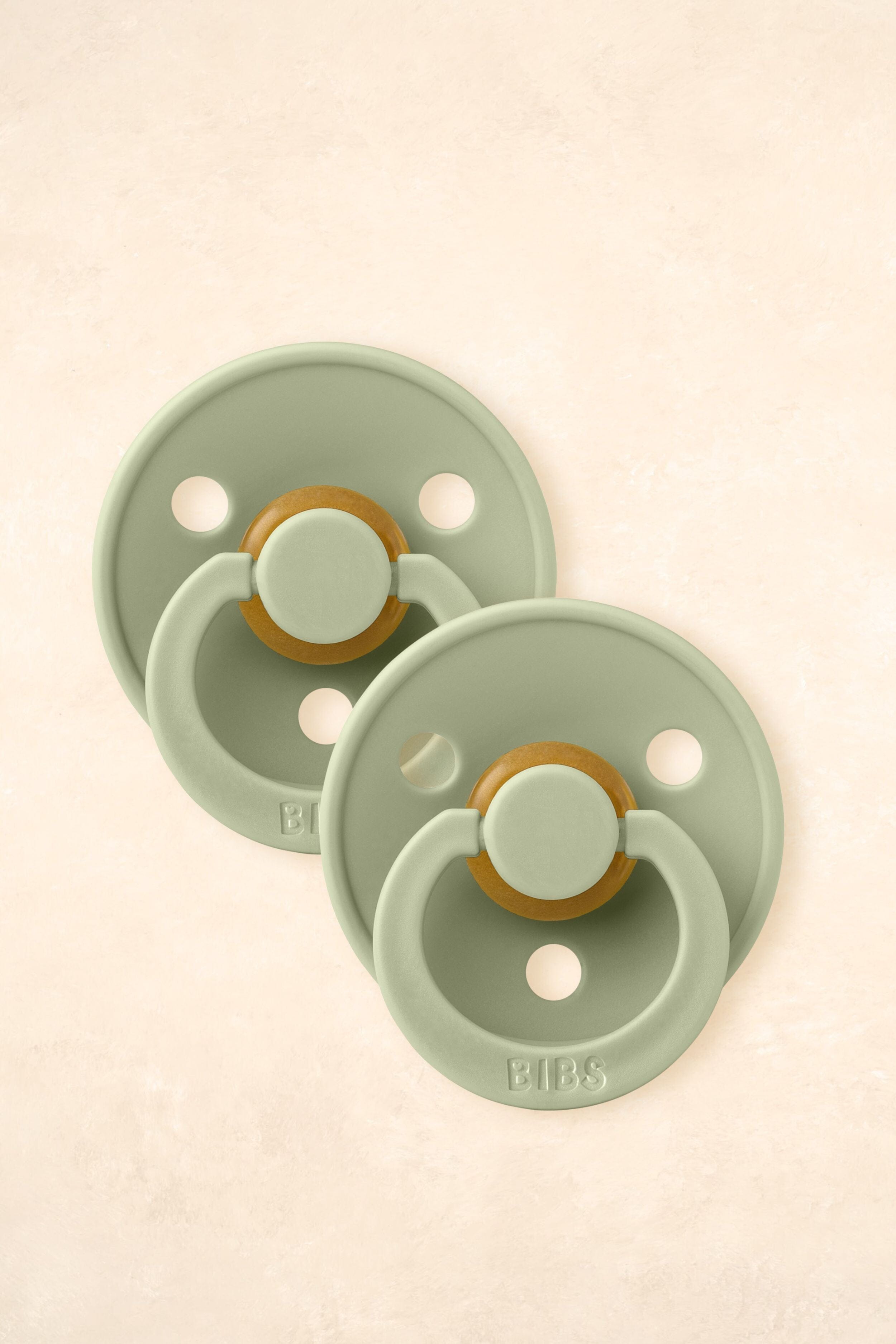 Dummies - Twin Pack Dummies + Teethers BIBS Size 1 Sage 
