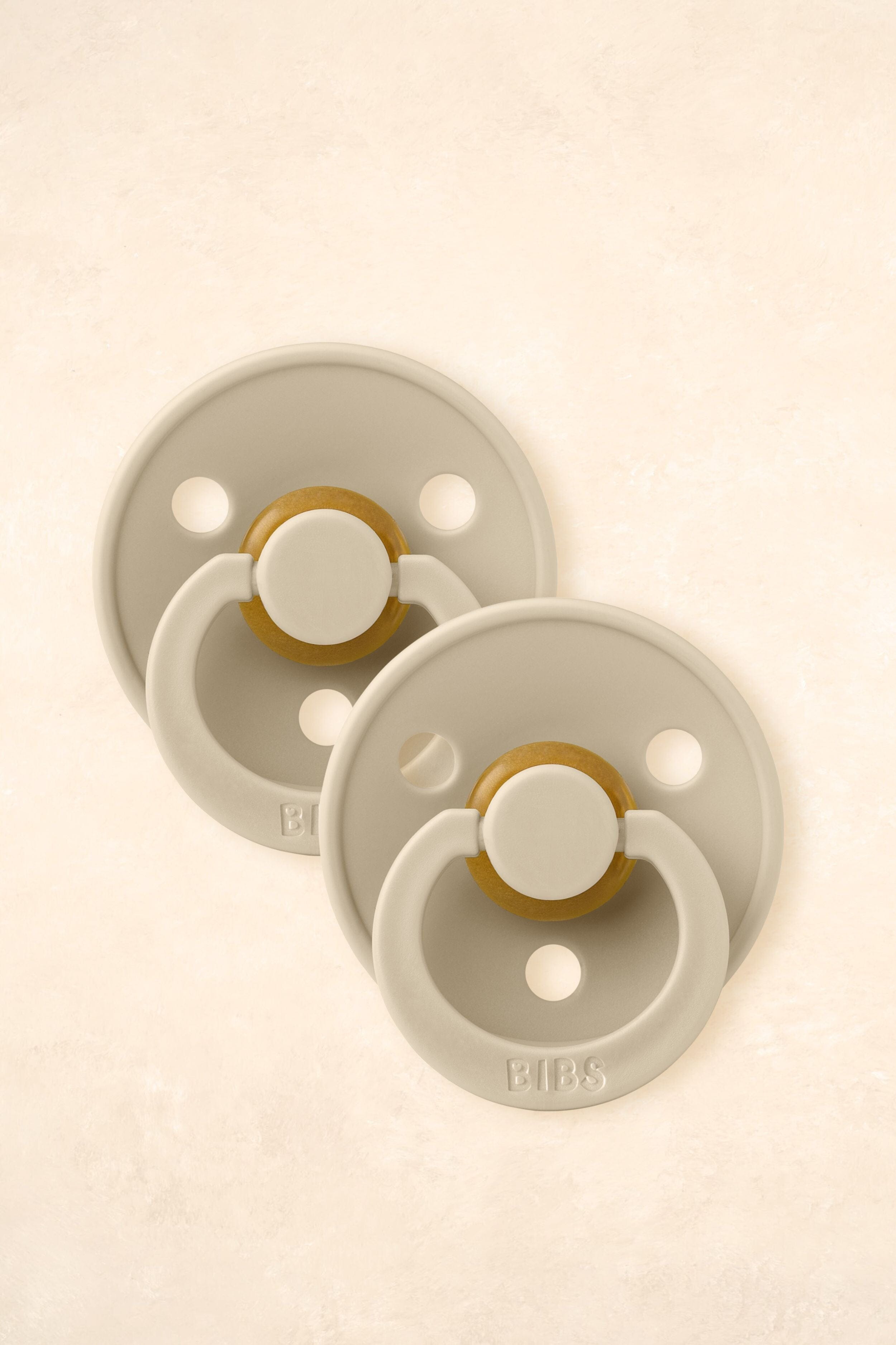 Dummies - Twin Pack Dummies + Teethers BIBS Size 1 Vanilla 