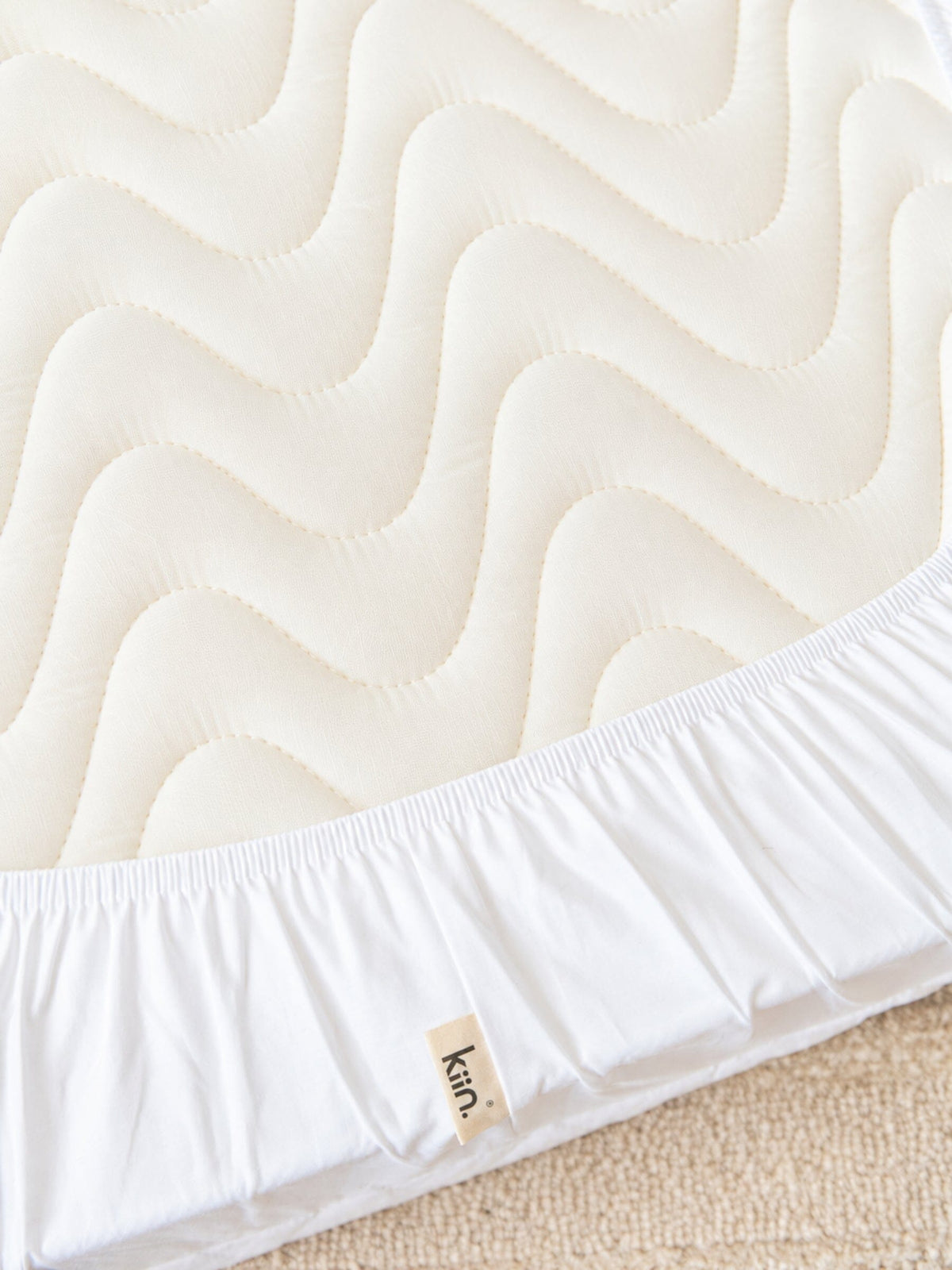 Fitted Mattress Protector Organic - Cot Mattress Protectors Kiin ® 