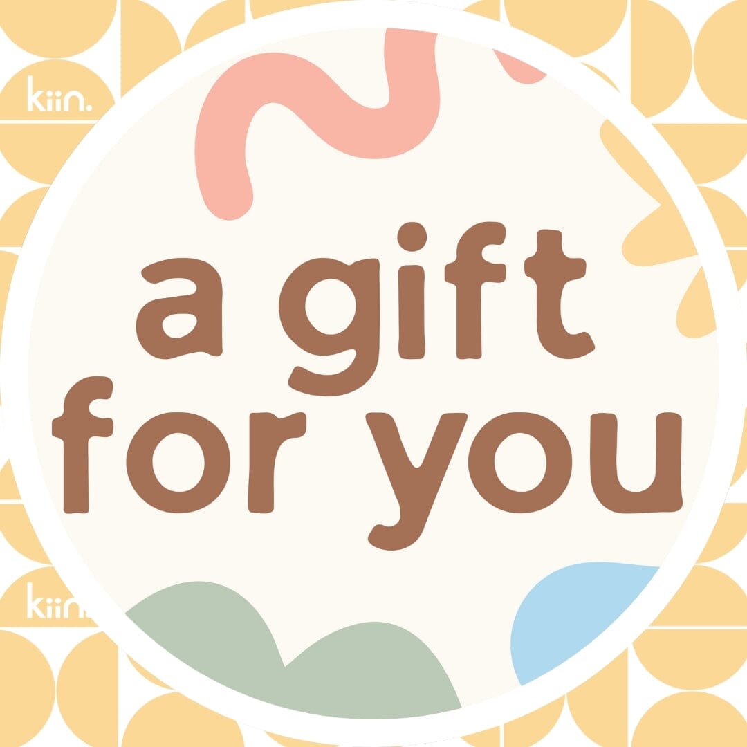 Gift Wrap and Personalised Greeting Card Gift Greeting Card Kiin ® A Gift For You (Shapes) 