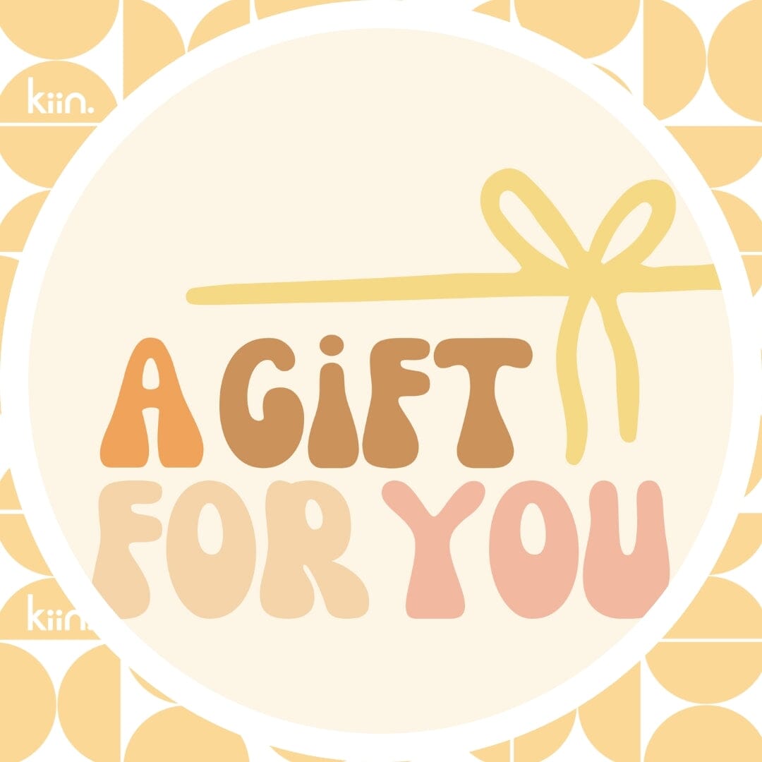 Gift Wrap and Personalised Greeting Card Gift Greeting Card Kiin ® Greeting Card - A Gift For You 