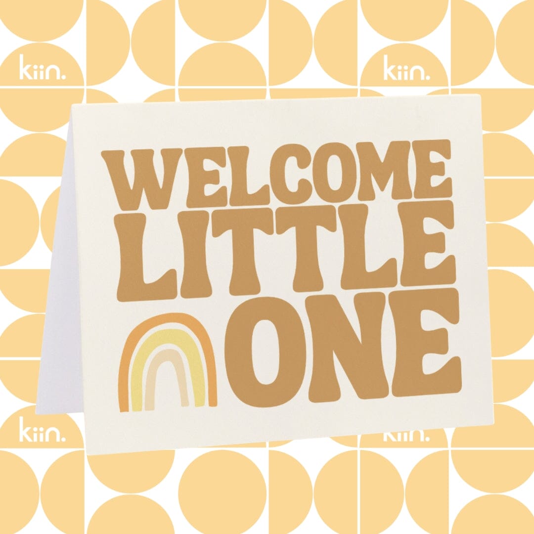 Gift Wrap and Personalised Greeting Card Gift Greeting Card Kiin ® Greeting Card - Welcome Little One 