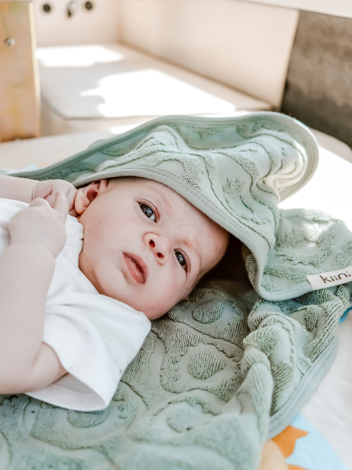 Hooded Beach Towel - Sage Kiin ® 