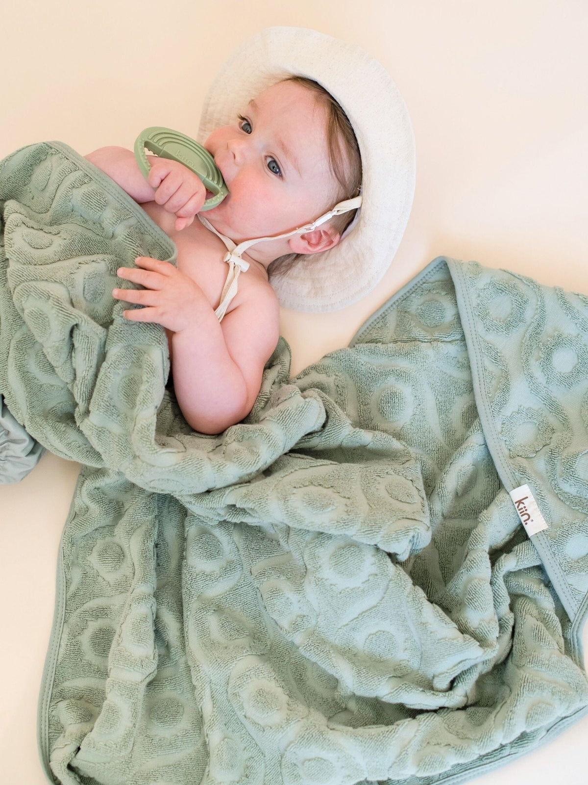 Hooded Beach Towel - Sage Kiin ® 