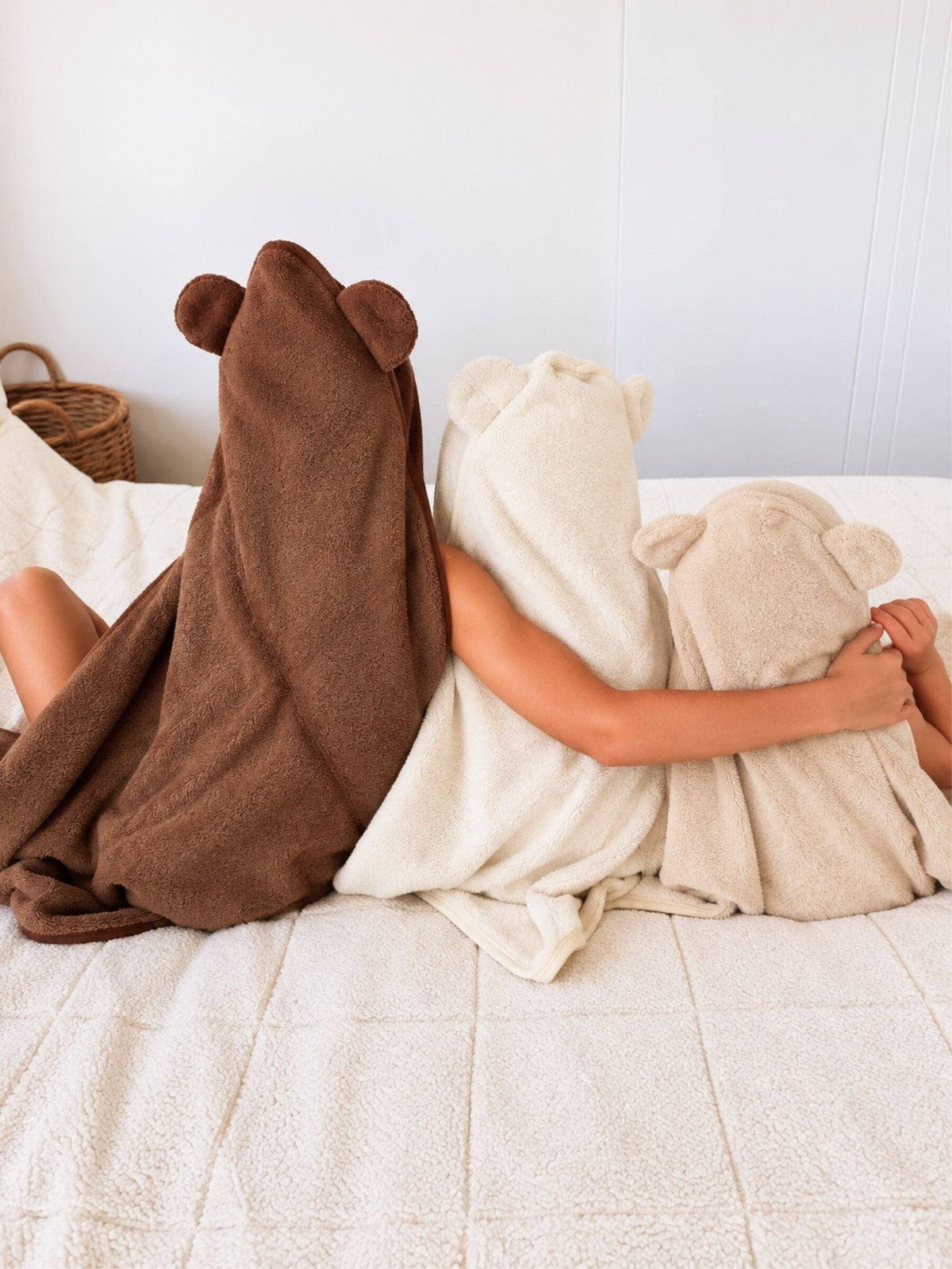 Hooded Towel - Oat Towels + Wash Cloths Kiin ® 