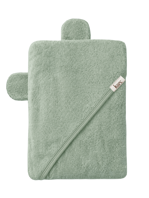 Hooded Towel - Sage Towels + Wash Cloths Kiin ® 