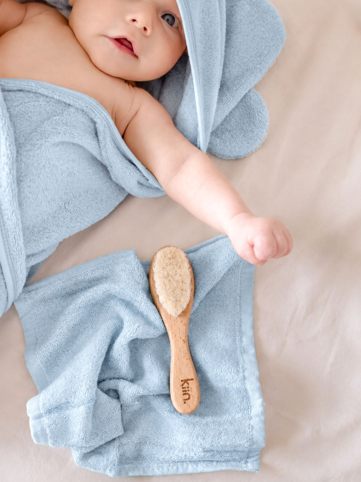 Hooded Towel - Sky Towels + Wash Cloths Kiin ® 