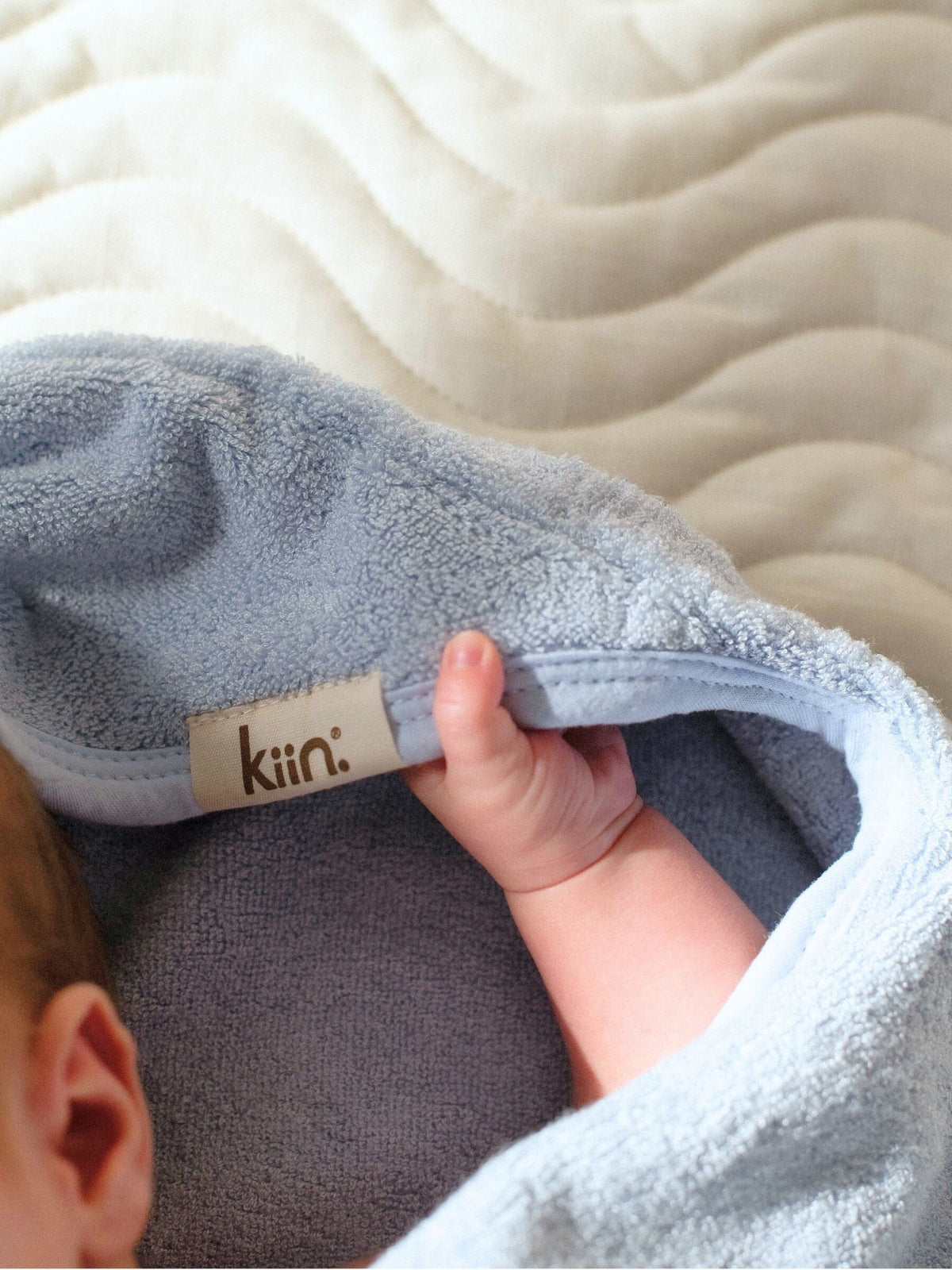 Hooded Towel - Sky Towels + Wash Cloths Kiin ® 