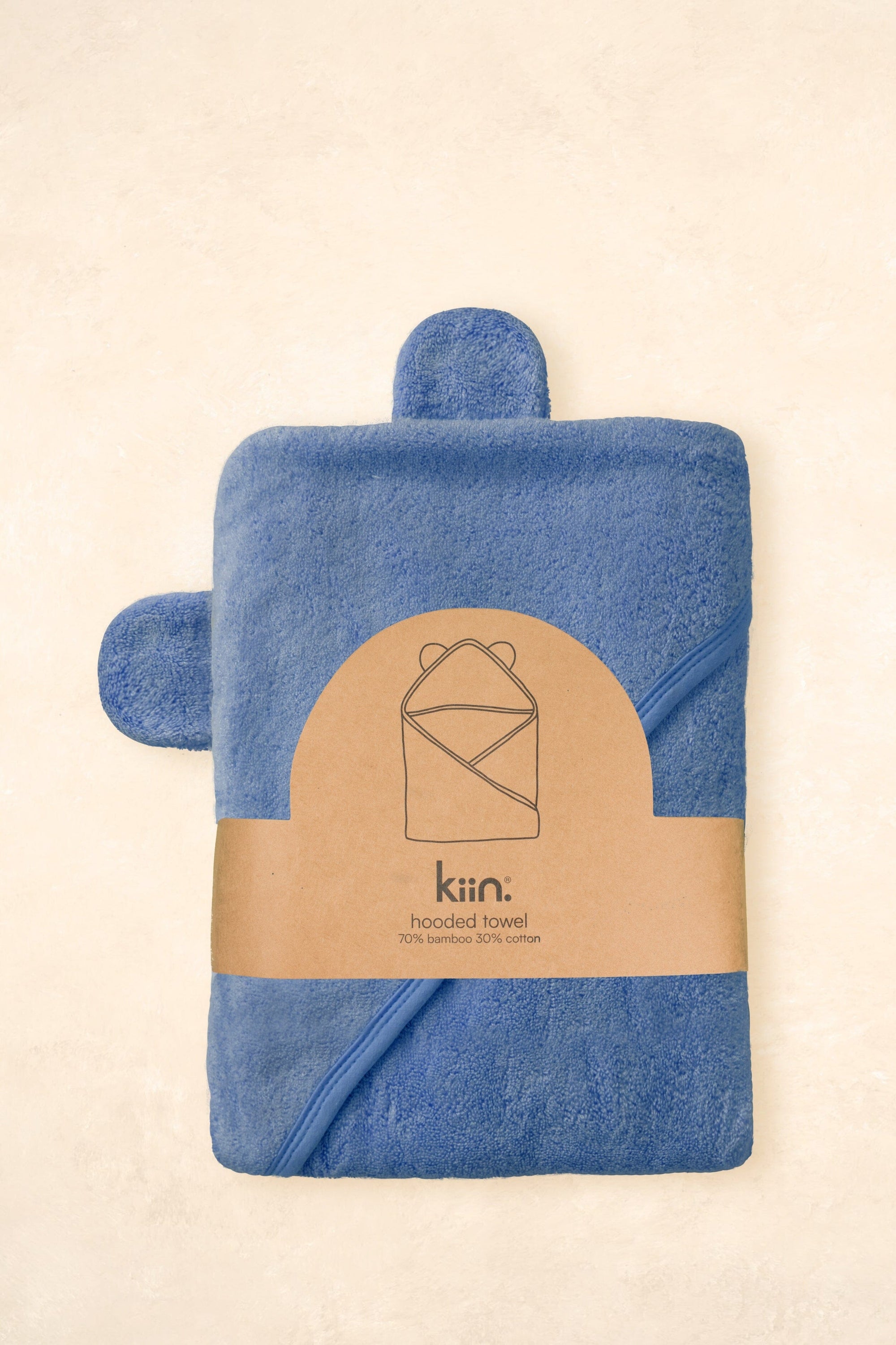 Hooded Towel Towels + Wash Cloths Kiin ® Blue Shadow 