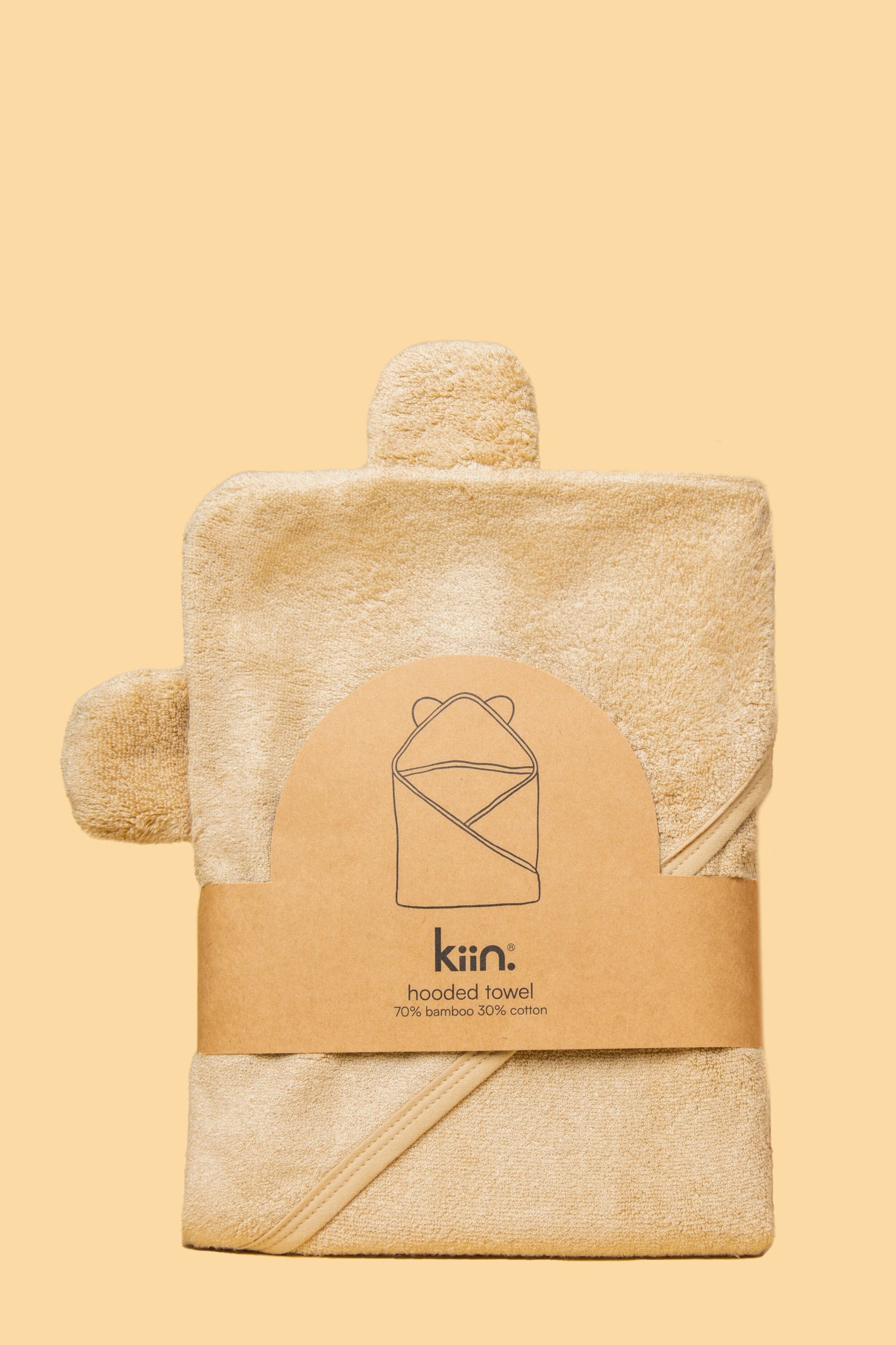 Hooded Towel Towels + Wash Cloths Kiin ® Oat 