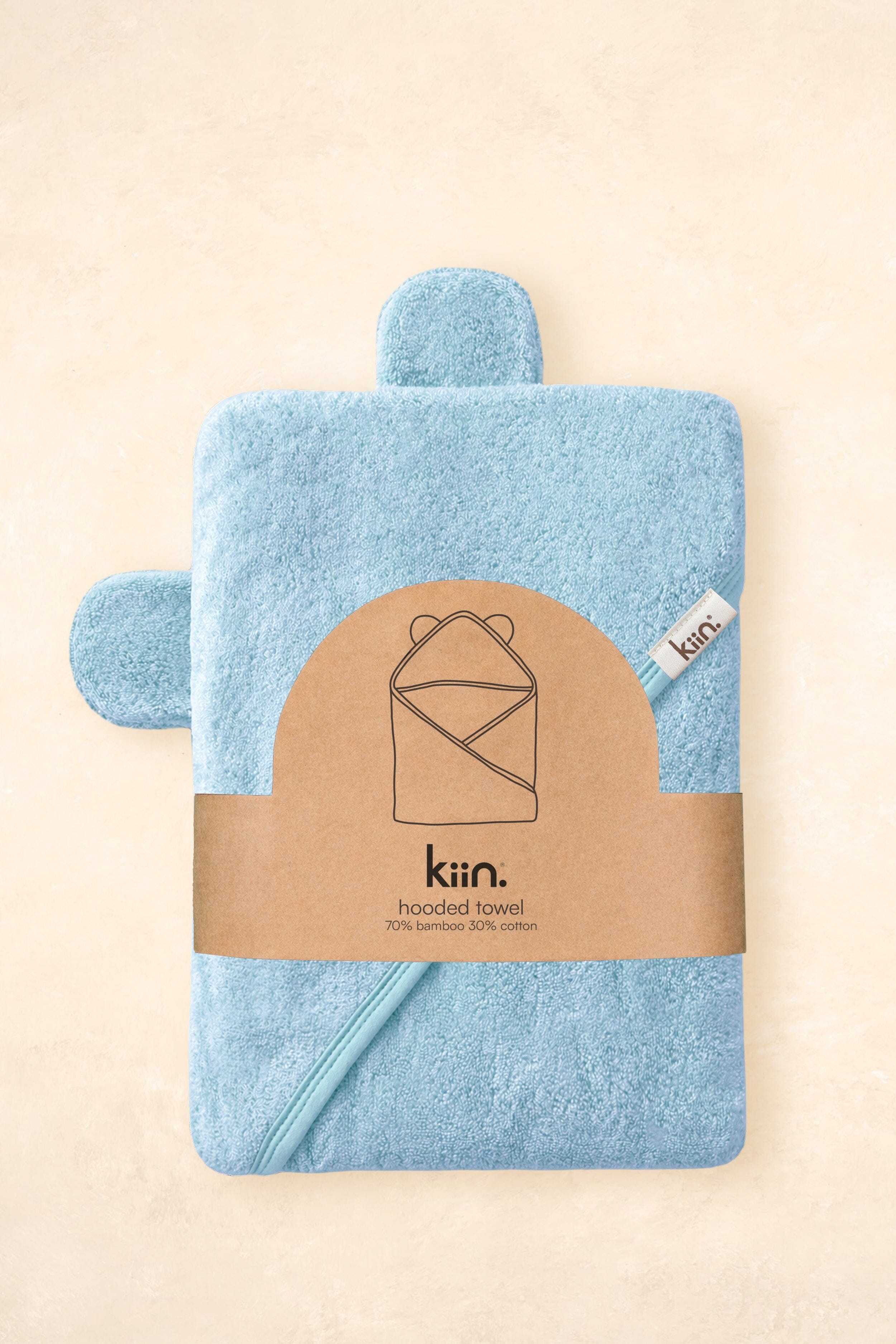 Hooded Towel Towels + Wash Cloths Kiin ® Sky 