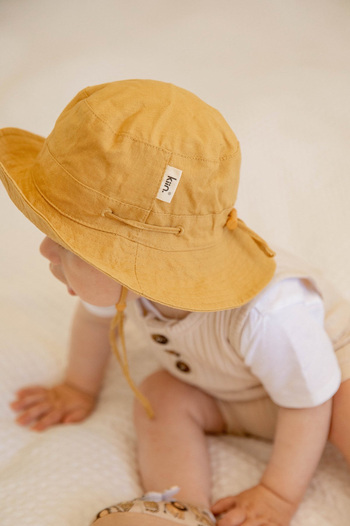 Little adventures in Kiin’s Golden Tan cotton sun hat