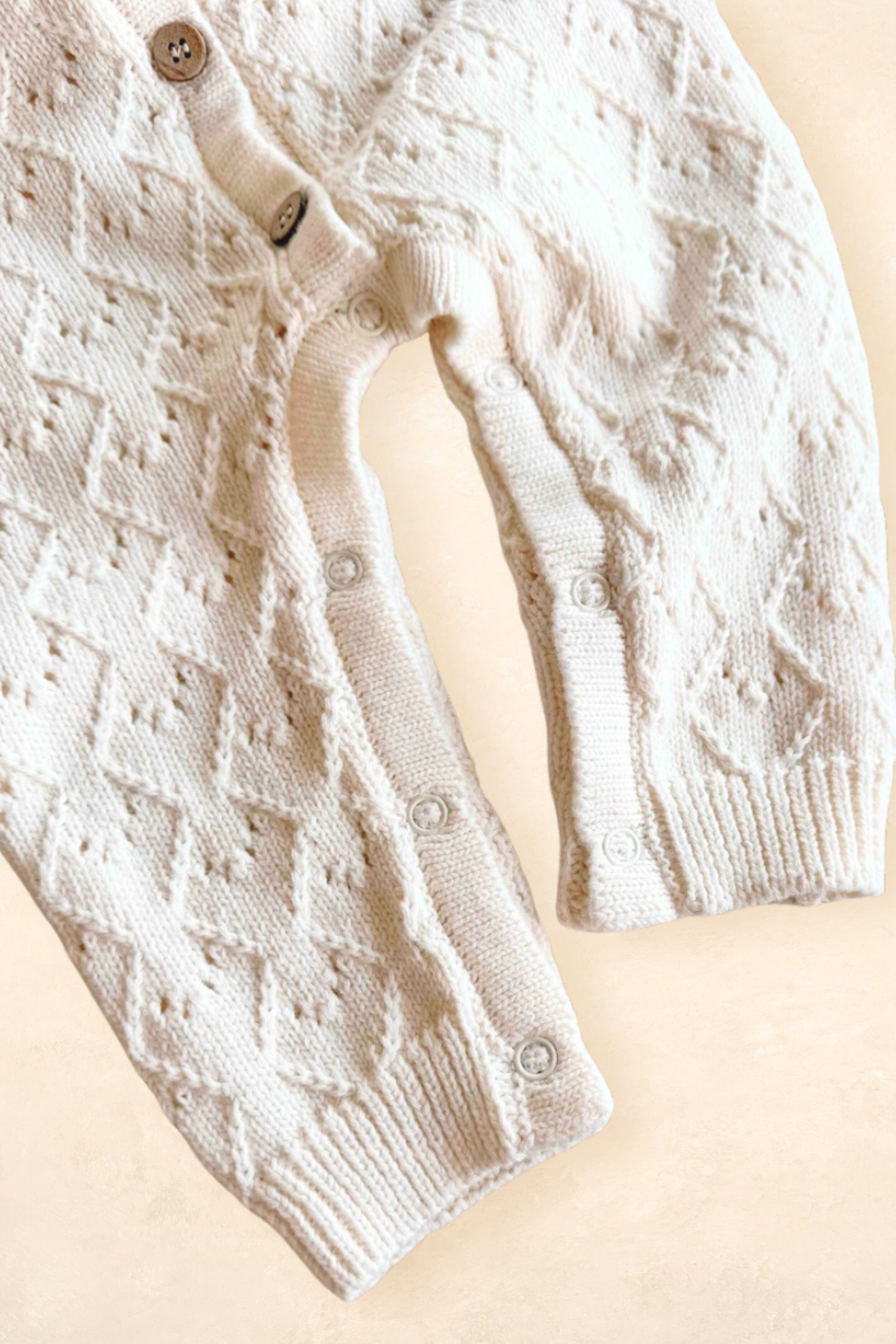 Mila Pointelle Full Romper Clothing FRECKLES the label 