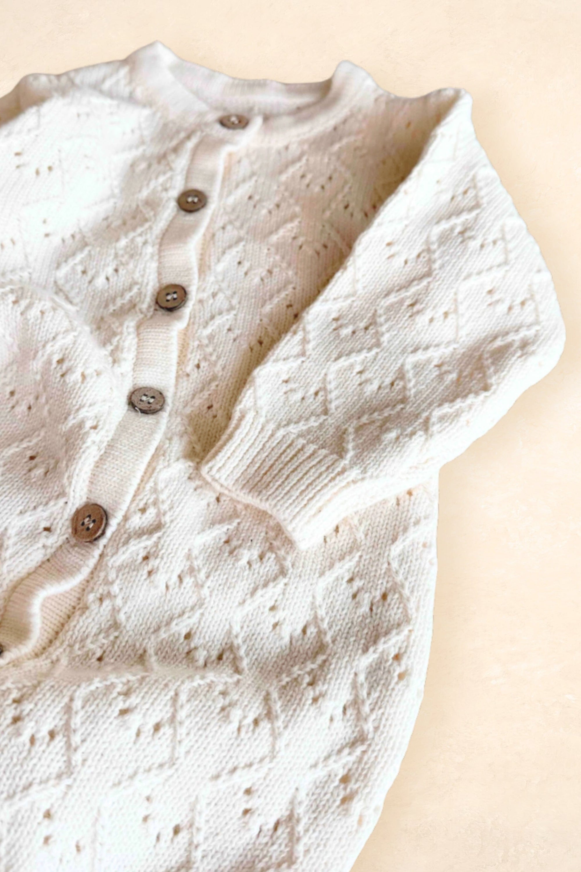 Mila Pointelle Full Romper Clothing FRECKLES the label 