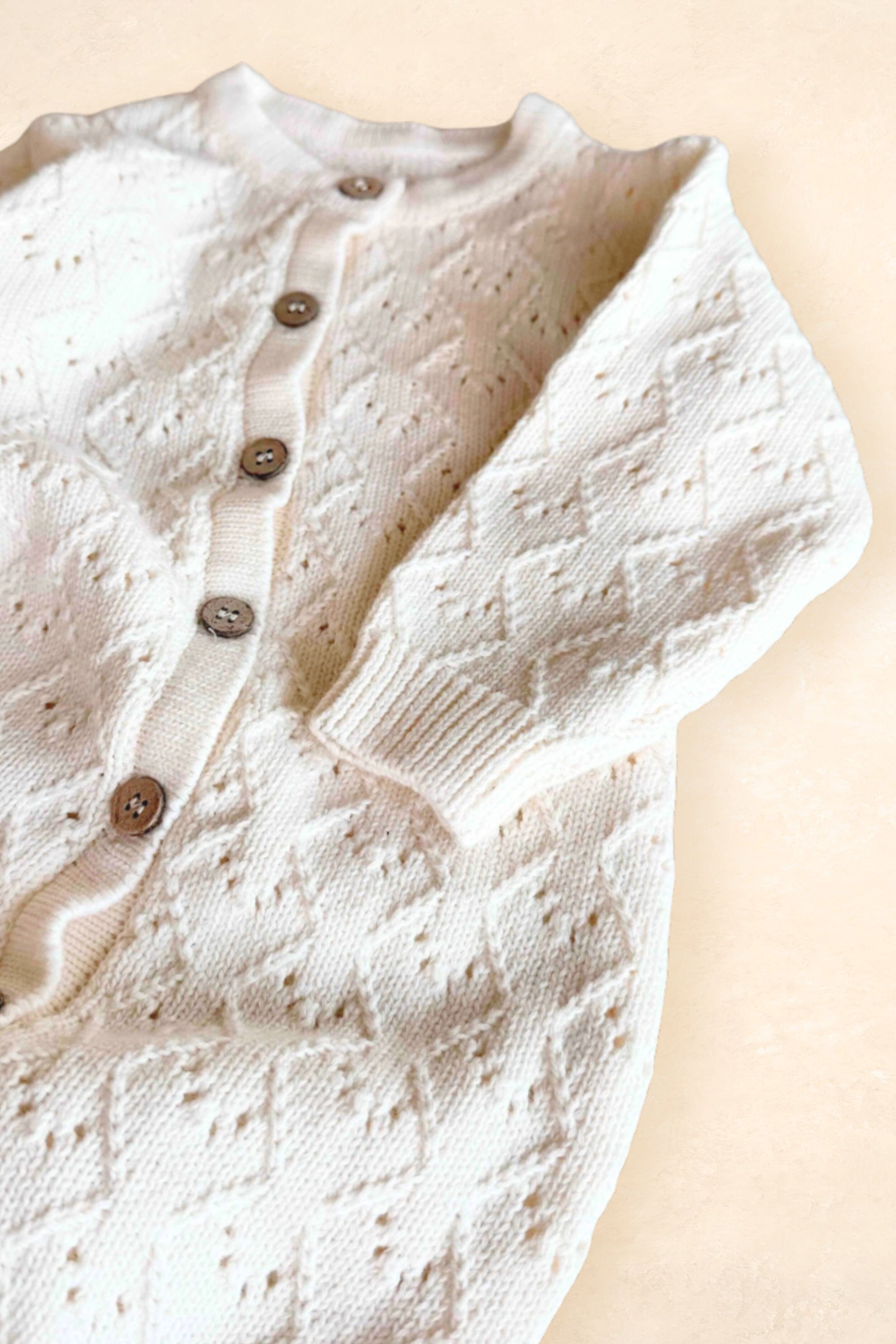 Mila Pointelle Full Romper Clothing FRECKLES the label 