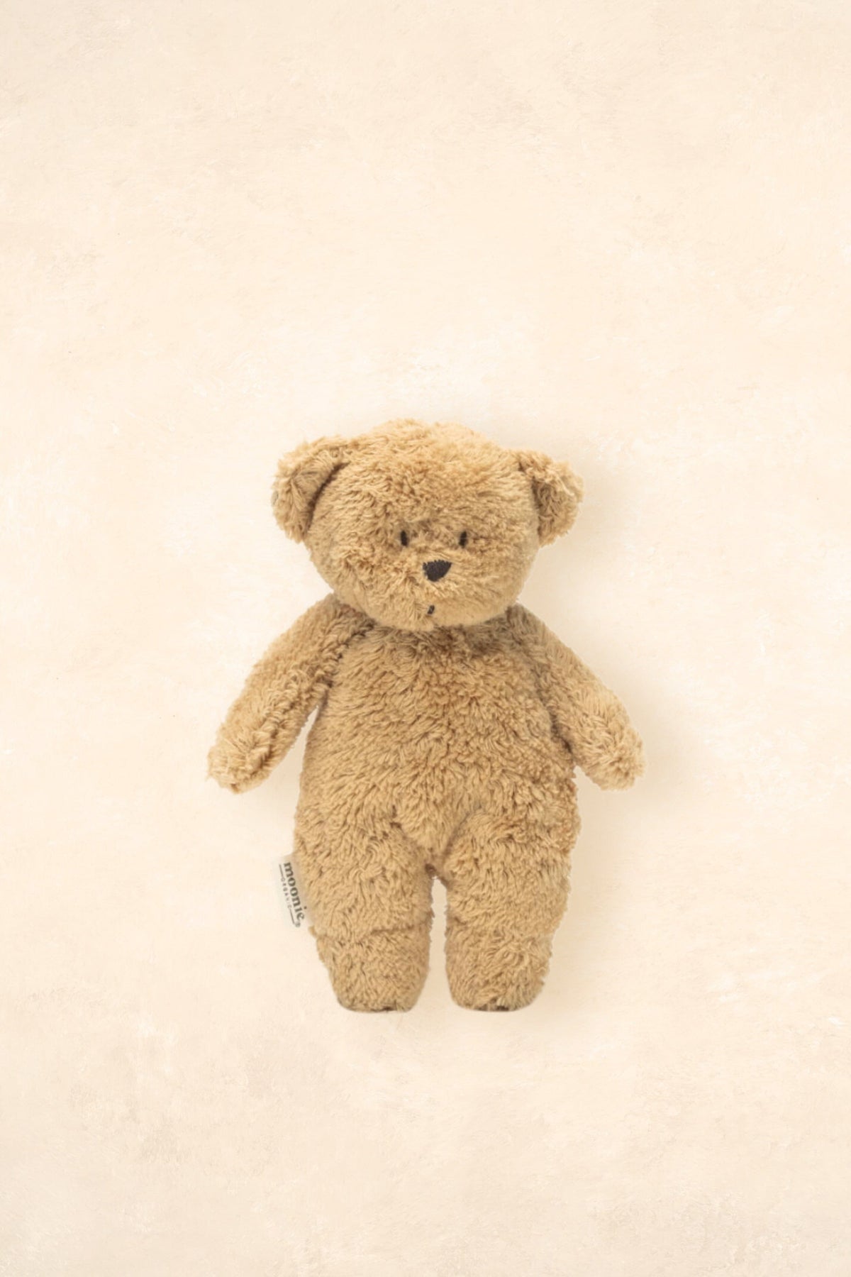 Moonie Organic Sensory Little Plush Toys Moonie Little Bear Cappuccino 