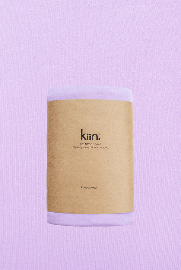 Cot Organic Sheet - Lilac