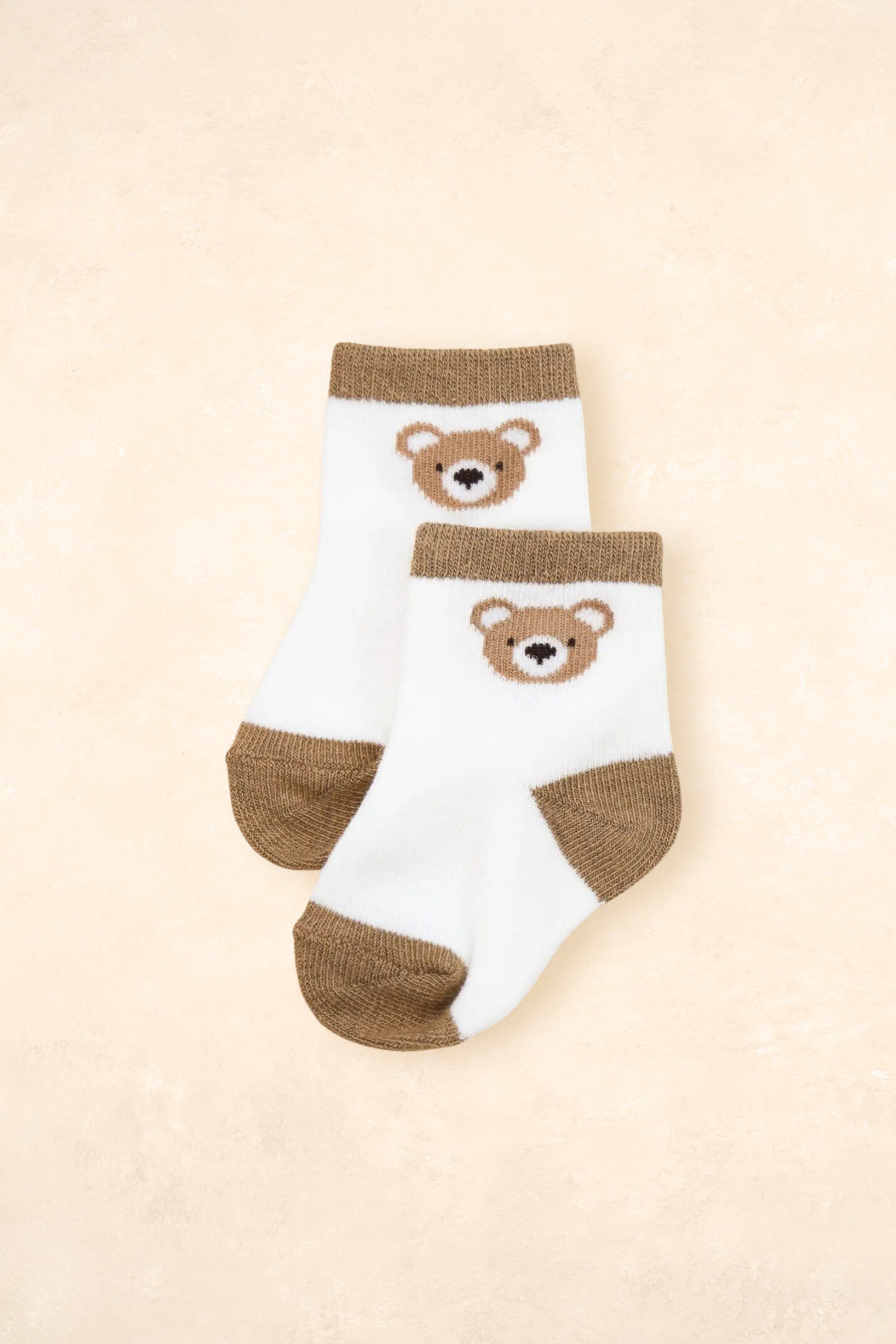 Organic Cotton Baby Socks Accessories Lūmmi In Colour Bear 