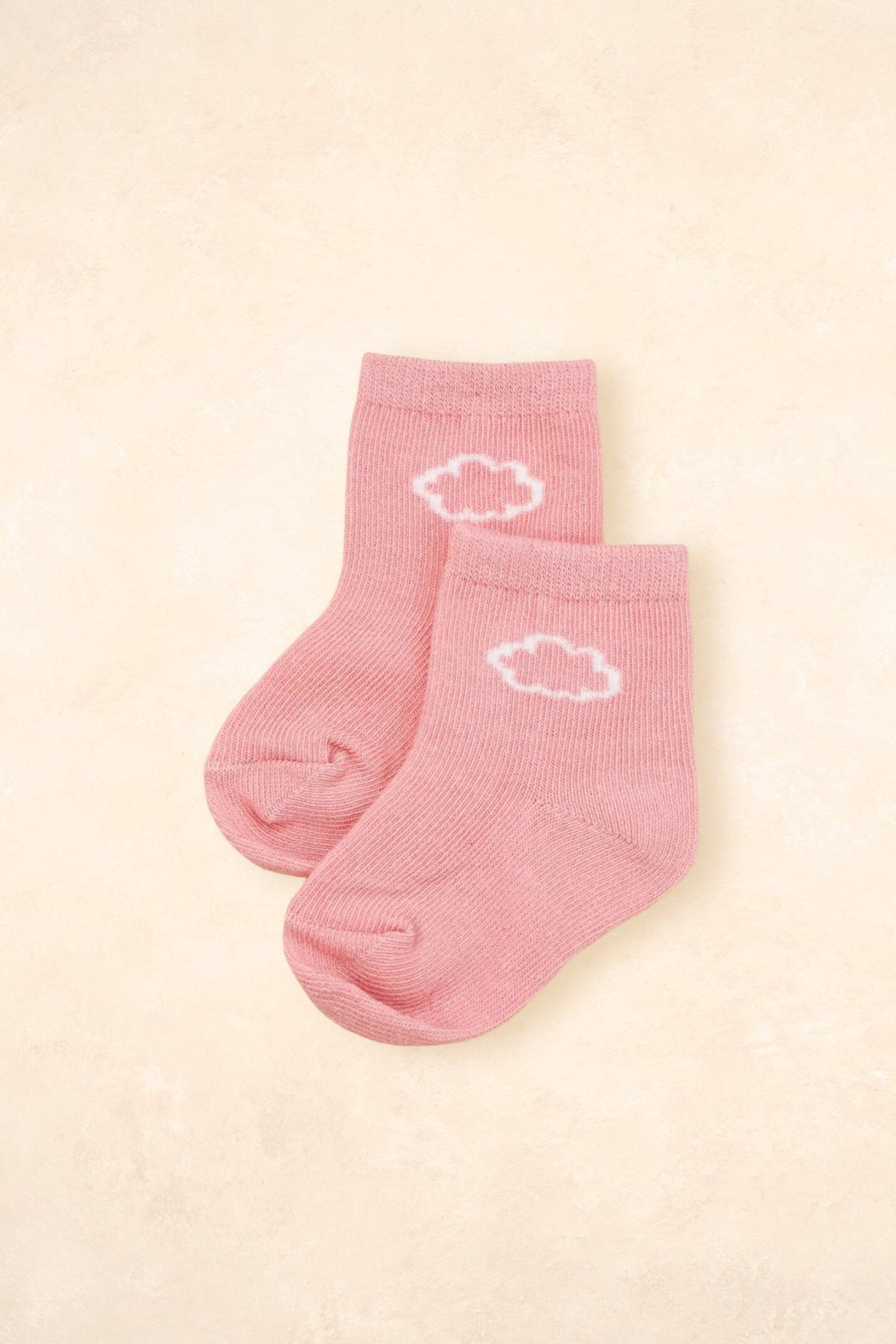Organic Cotton Baby Socks Accessories Lūmmi In Colour Blush Pink 