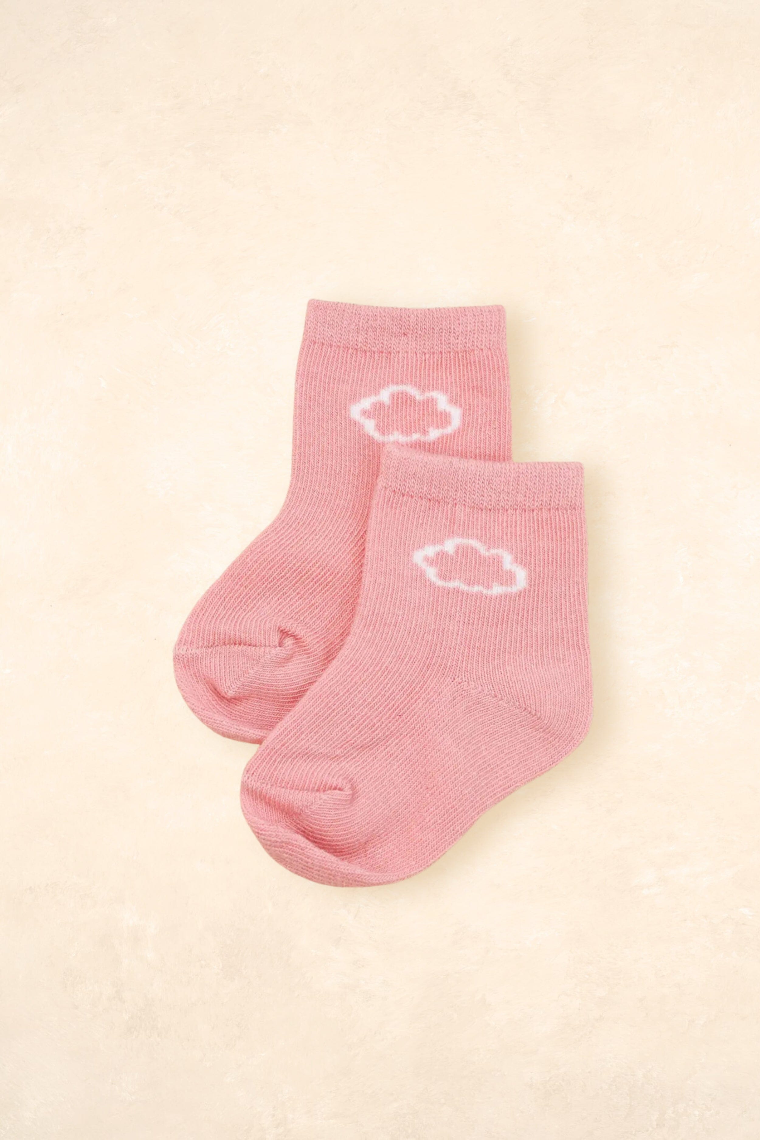 Organic Cotton Baby Socks Accessories Lūmmi In Colour Blush Pink 