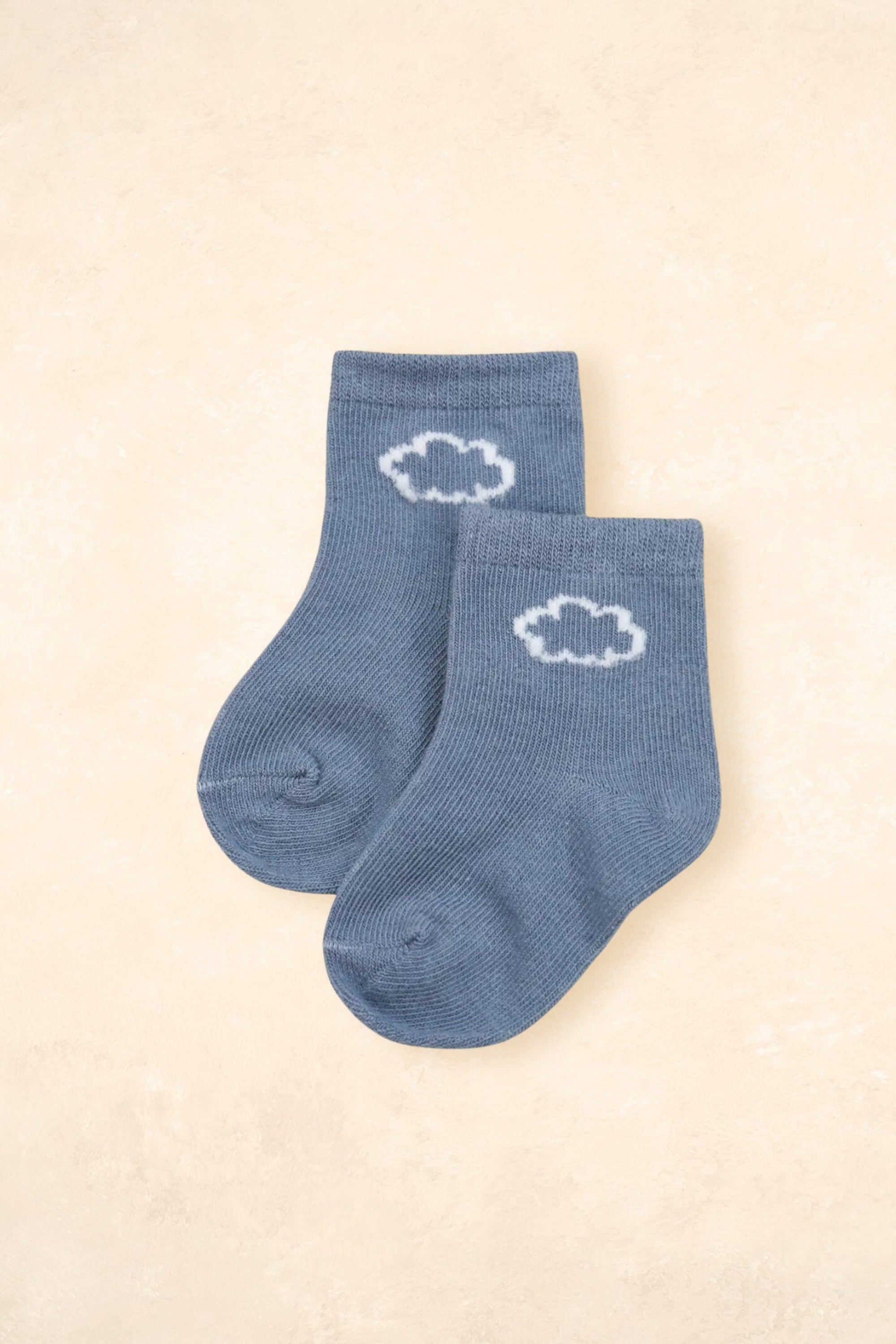 Organic Cotton Baby Socks Accessories Lūmmi In Colour Charcoal Blue 