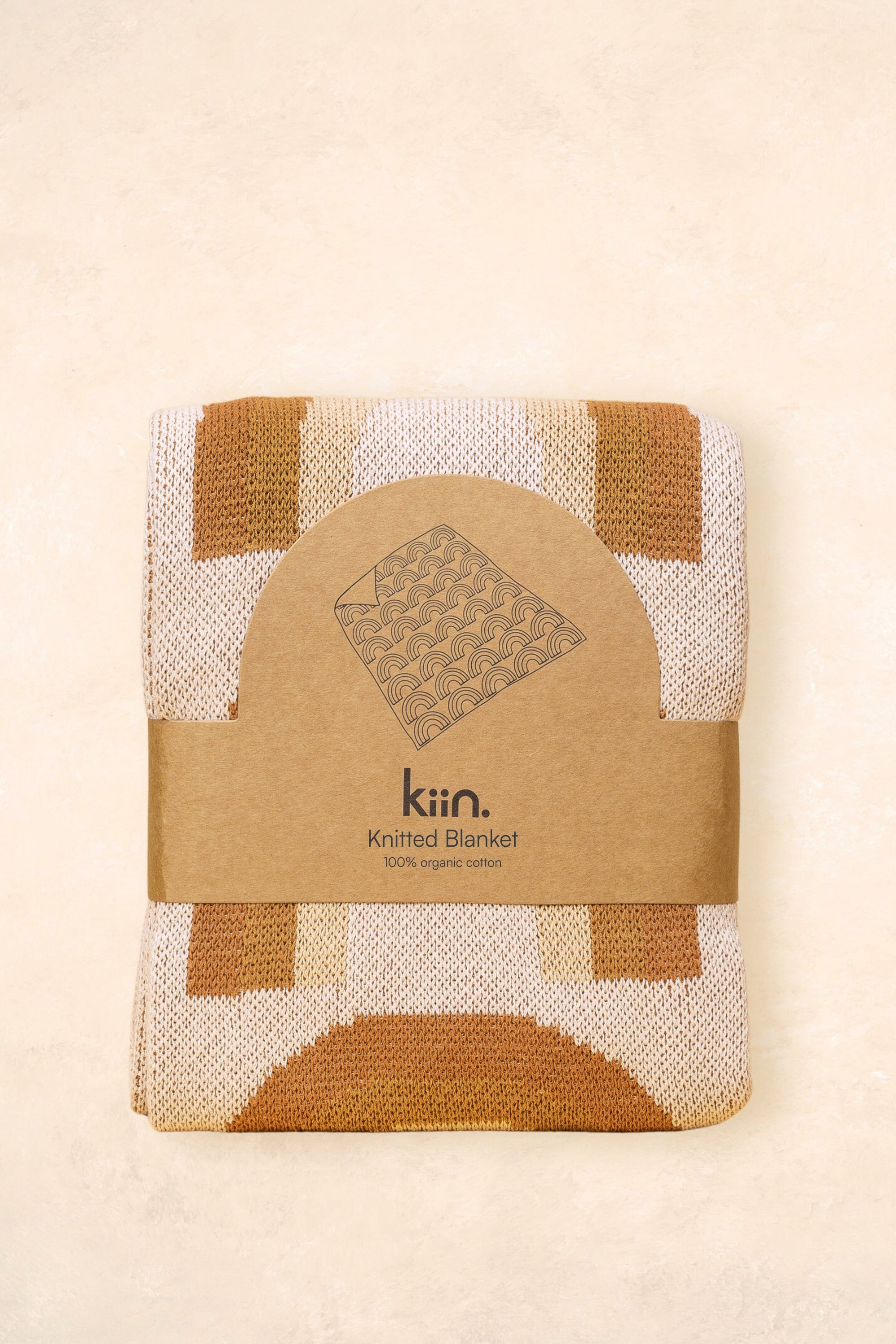 Organic Cotton Knitted Blanket Blankets Kiin ® 