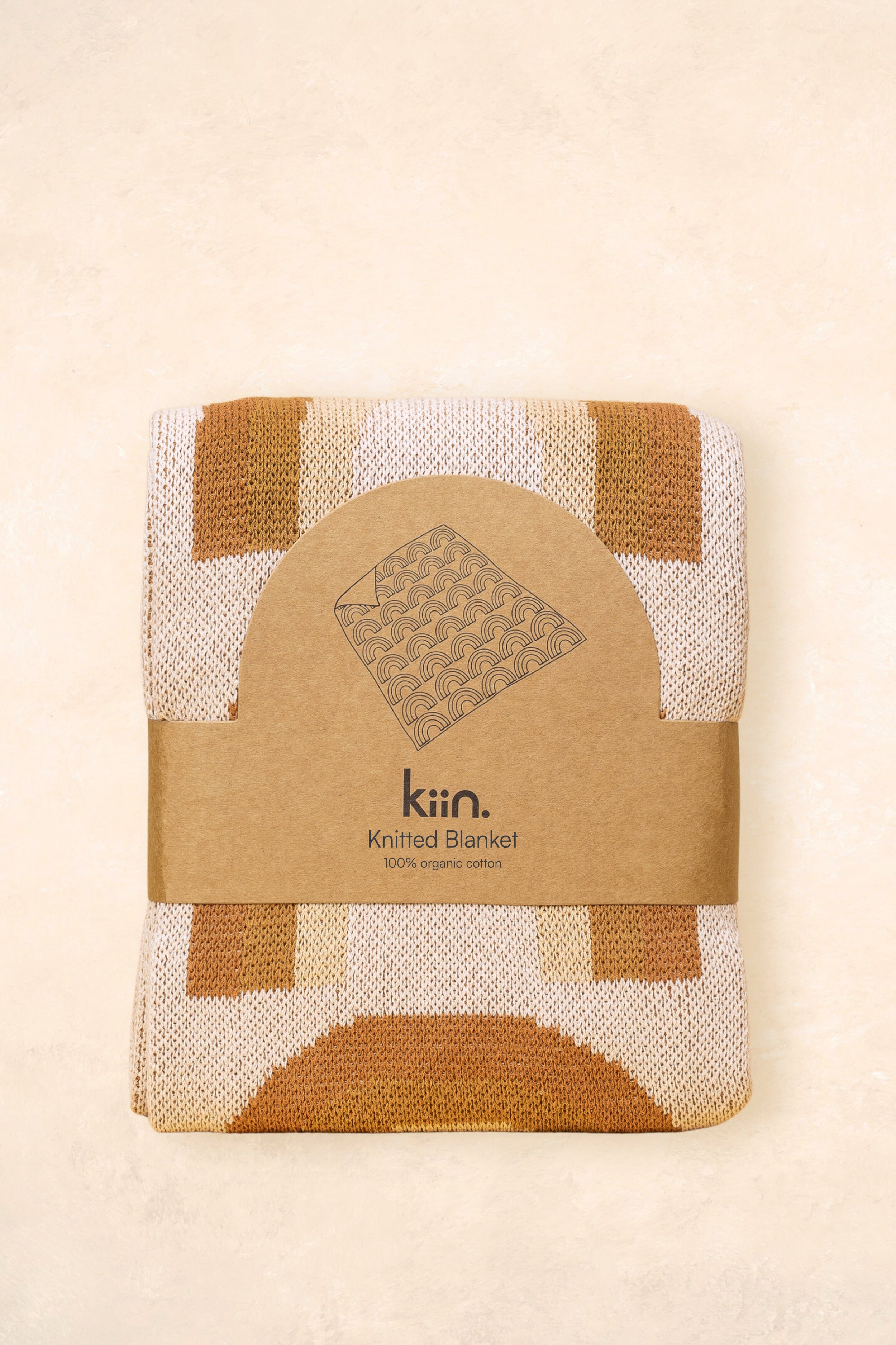 Organic Cotton Knitted Blanket Blankets Kiin ® 