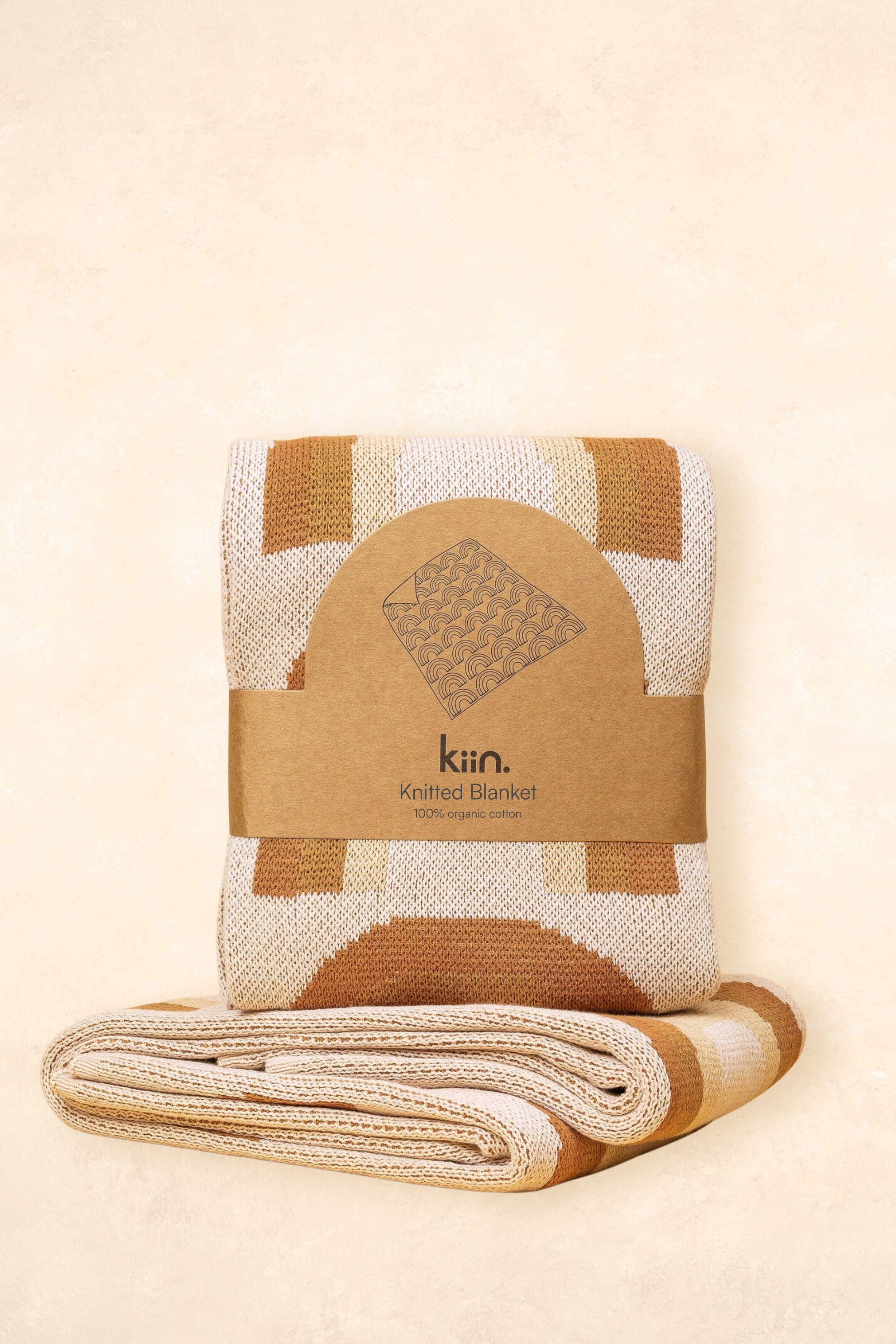 Organic Cotton Knitted Blanket Blankets Kiin ® 